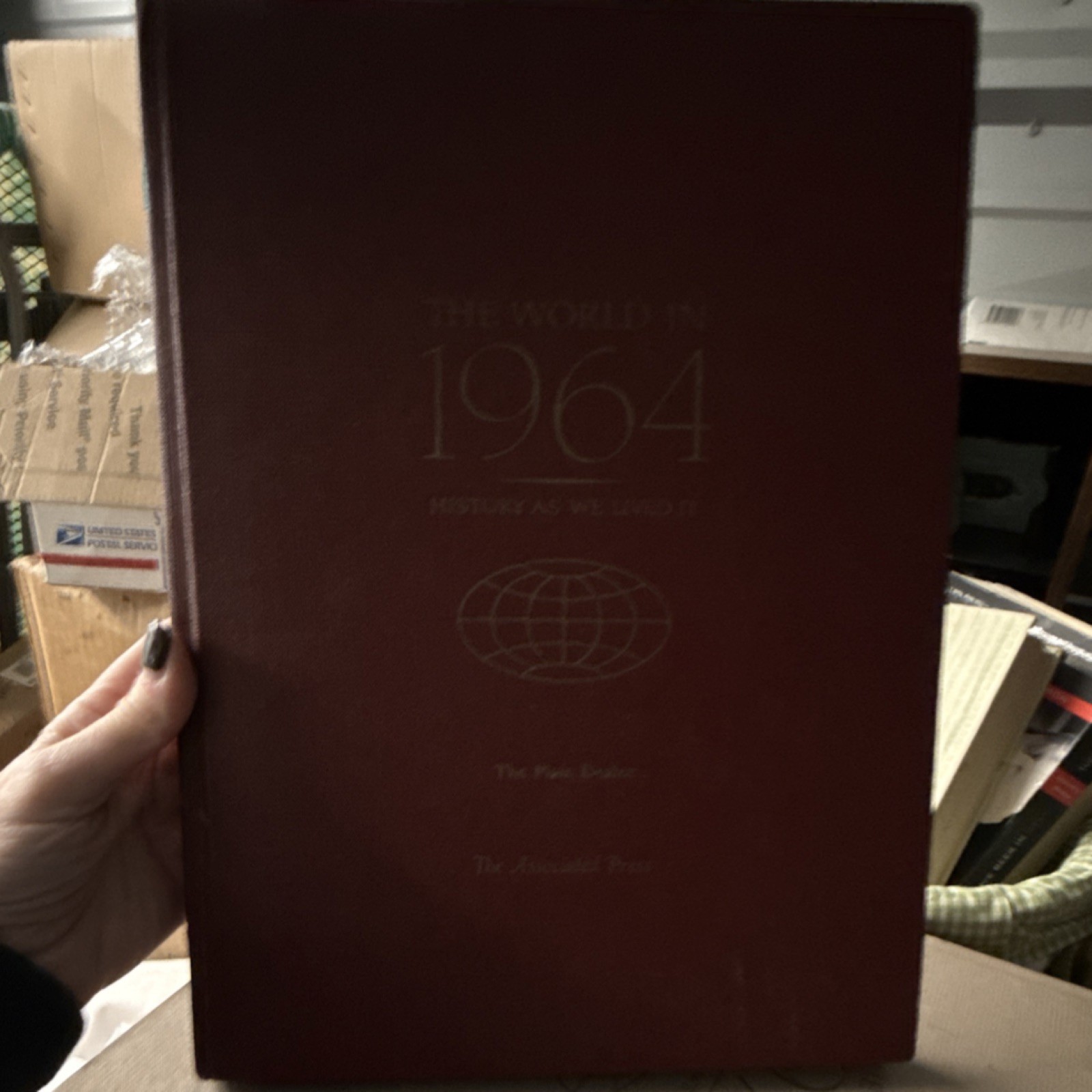The Associated Press The World in 1964 Hardcover Original Illustrated Book