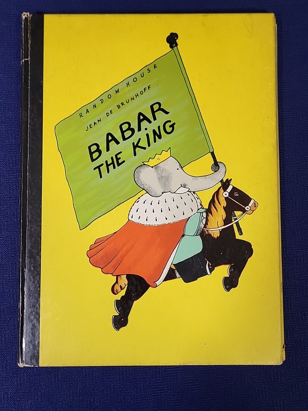 Rare 1st U.S. Edition Babar The King Illustrated Hardcover by Jean De Brunhoff