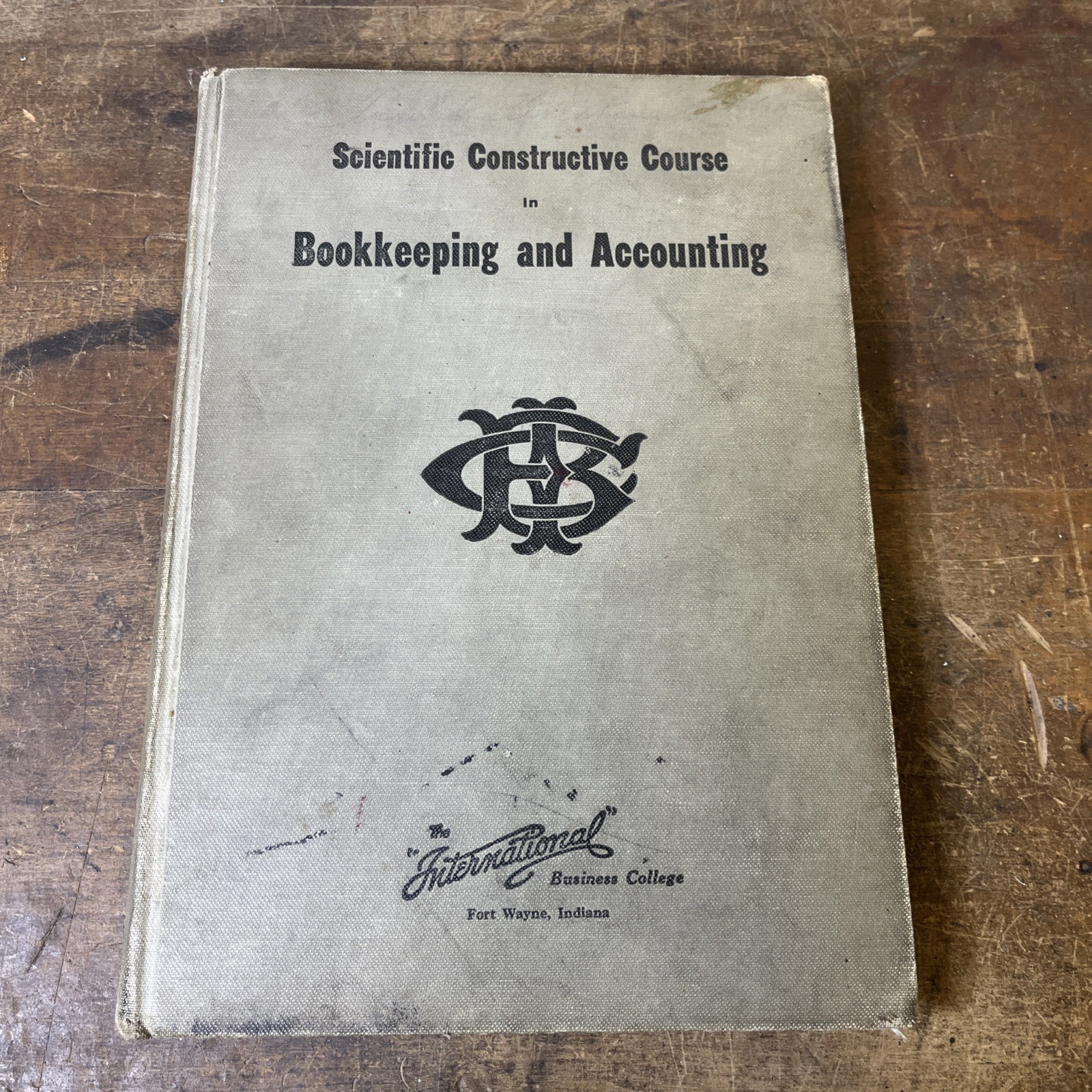 1918 Scientific Constructive Course In Bookkeeping & Accounting, Fort Wayne, IN