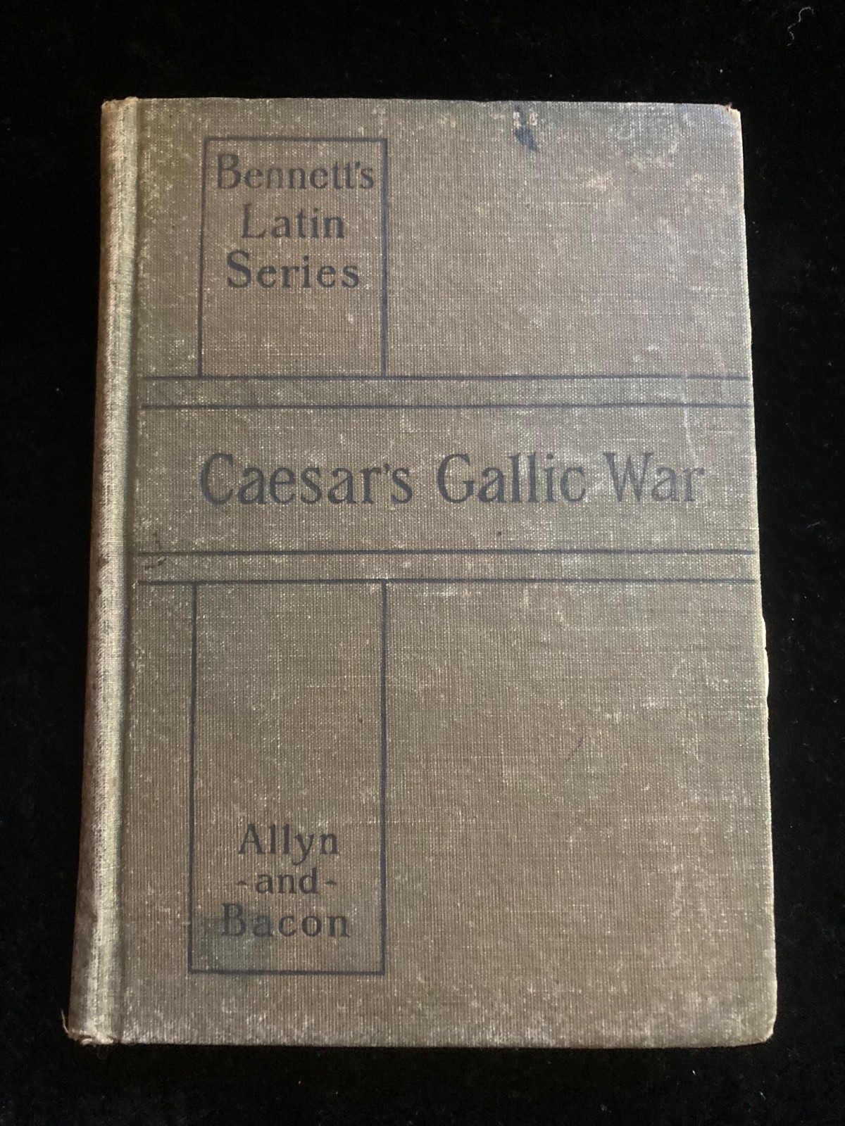 Caesar’s Gallic War Books I-IV by Charles E. Bennett 1903 HC