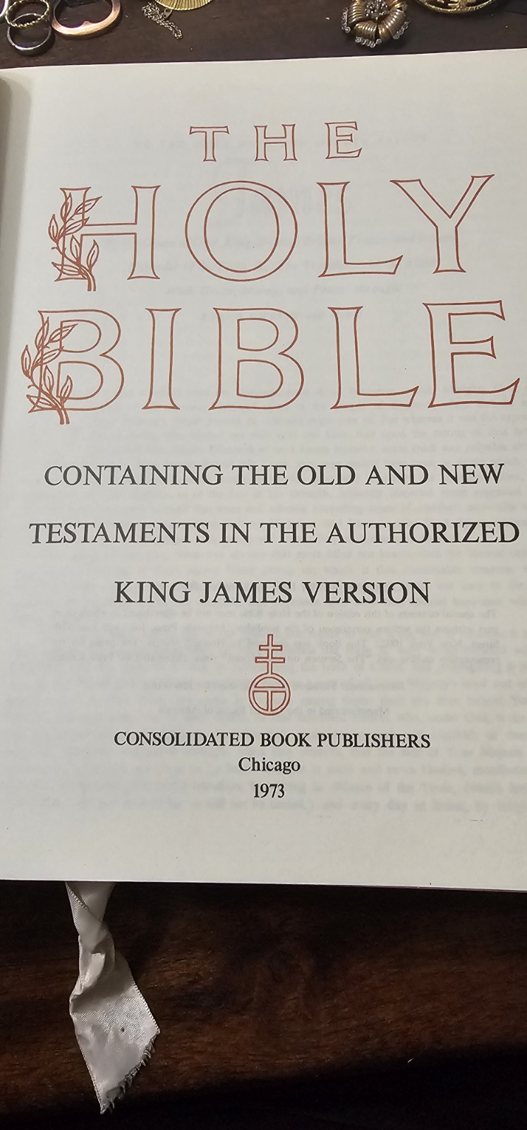 The Holy Bible King James Version, Rembrandt Edition, Vintage, 1973, Like NEW