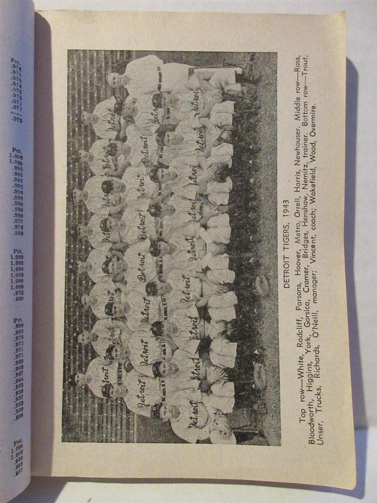 1944 A.S. Barnes Official Baseball Guide book