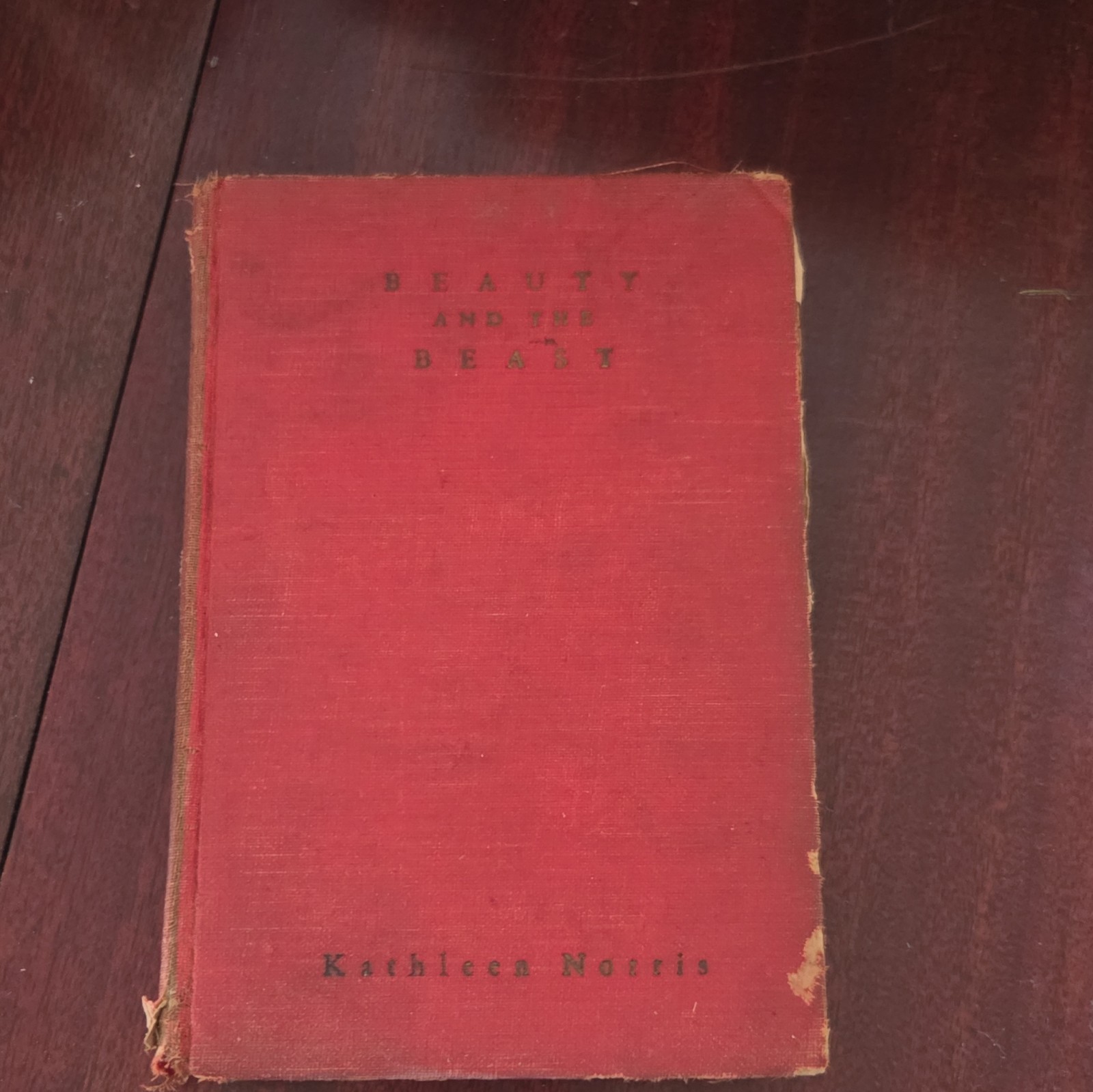 Kathleen Norris Beauty and the Beast Cloth Hardcover Country Life Press 1928