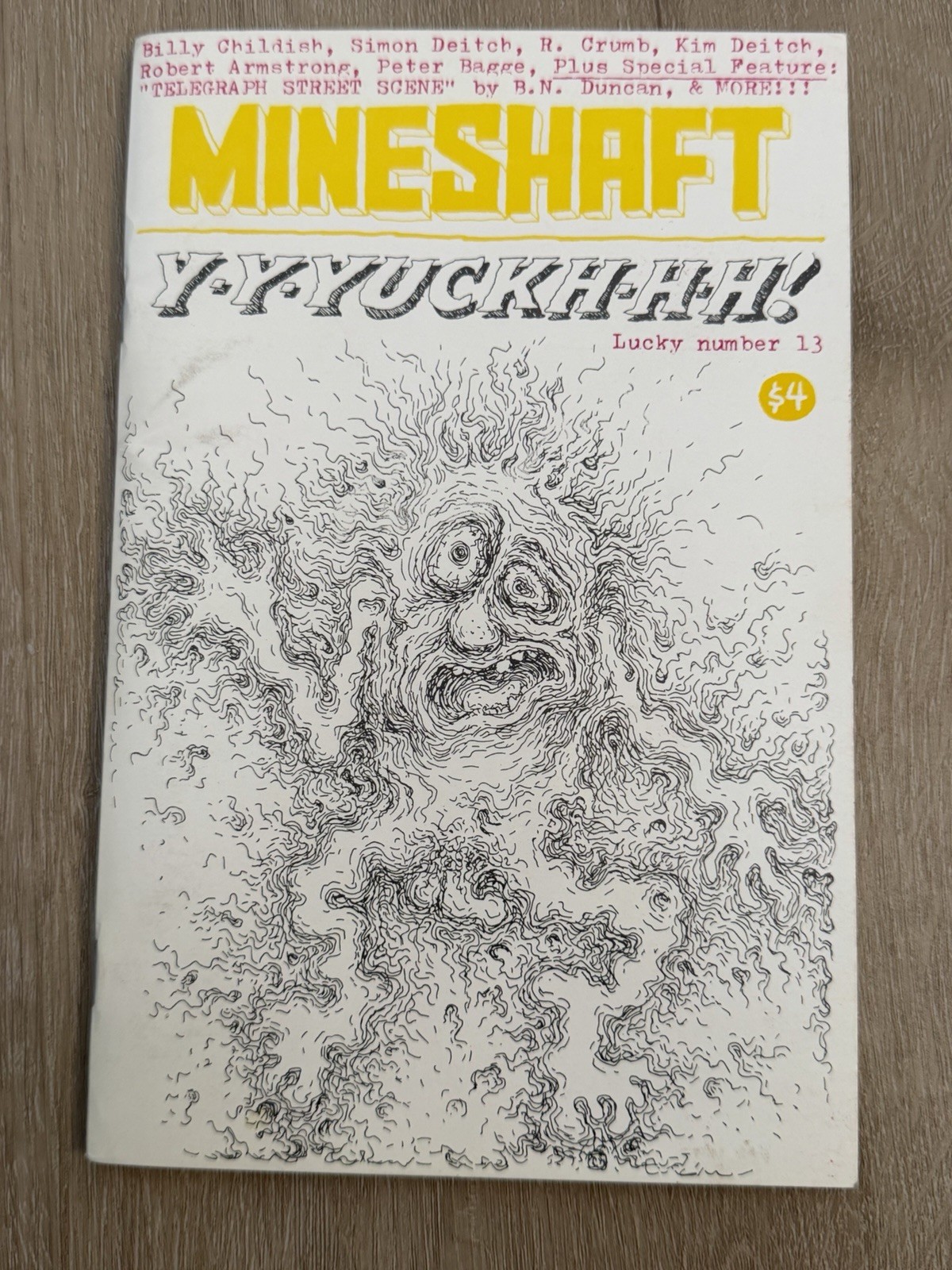 Mineshaft Magazine Issue No. 13 ~ RARE! ~ R Crumb / Billy Childish / Kim Deitch