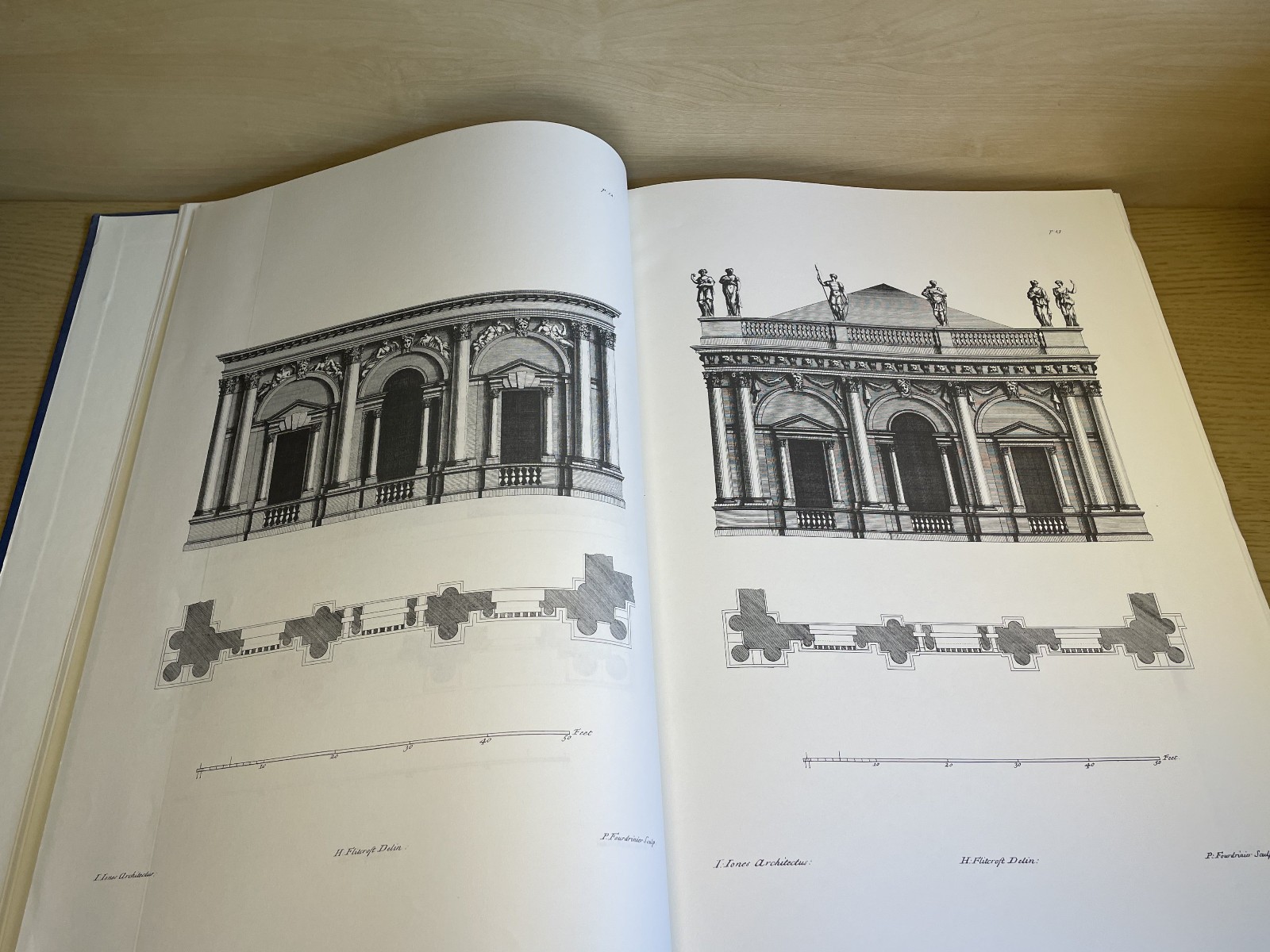 William Kent DESIGNS OF INIGO JONES hb 1967 Gregg Press Facsimile of 1727 editio