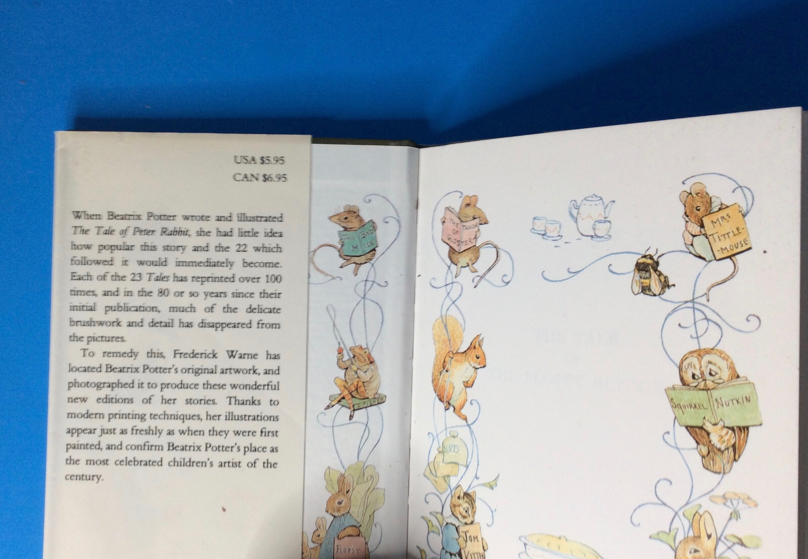 Vintage Beatrix Potter & M. Alleyne Book Lot, 4 Books w/Bonus Mini Board Book