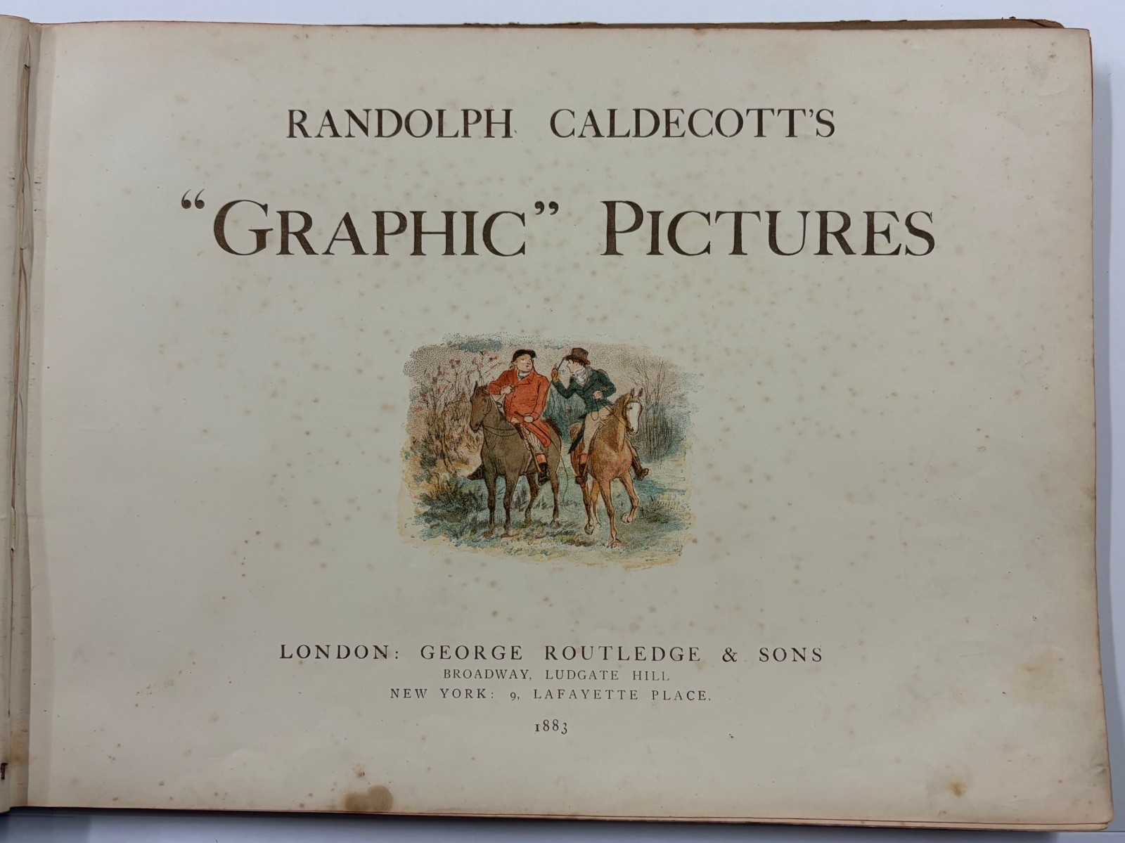 Randolph Caldecott’s Graphic Pictures, 1883, First Edition