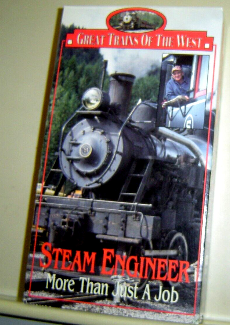 Trains of the West STEAM ENGINEER More Than Just a Job VHS Video HAROLD BAROVEC
