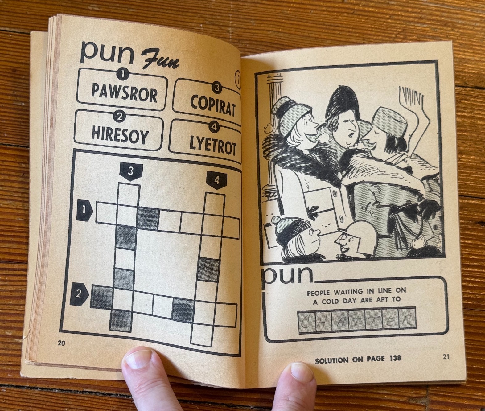vtg lot PUZZLE FUN pb Martin DELL Jumble word games POCKET BOOKS puzzles 1960s