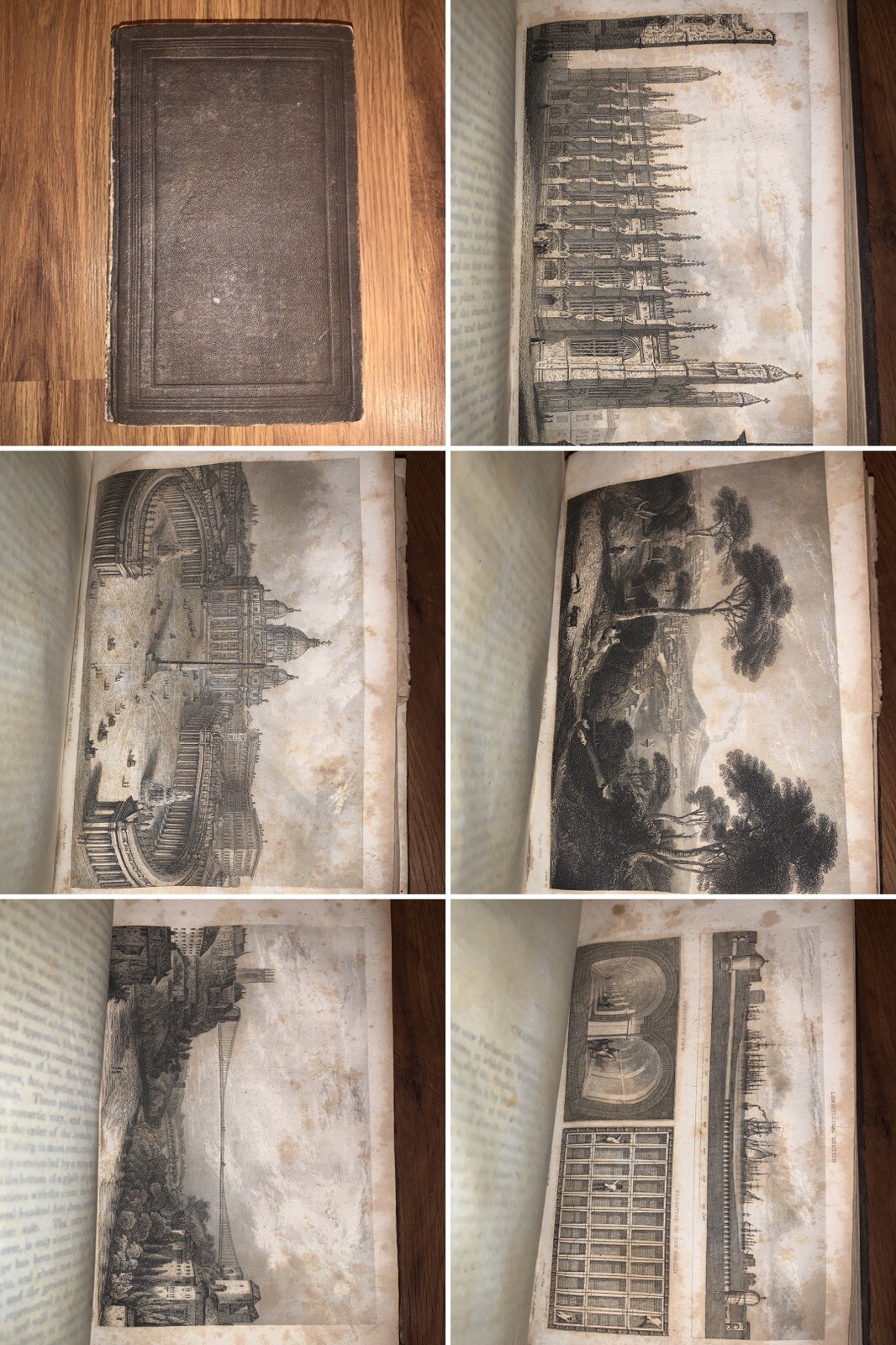 Travels in Europe by Wilbur Fisk 1838 4th Edition Engraved Antique Book