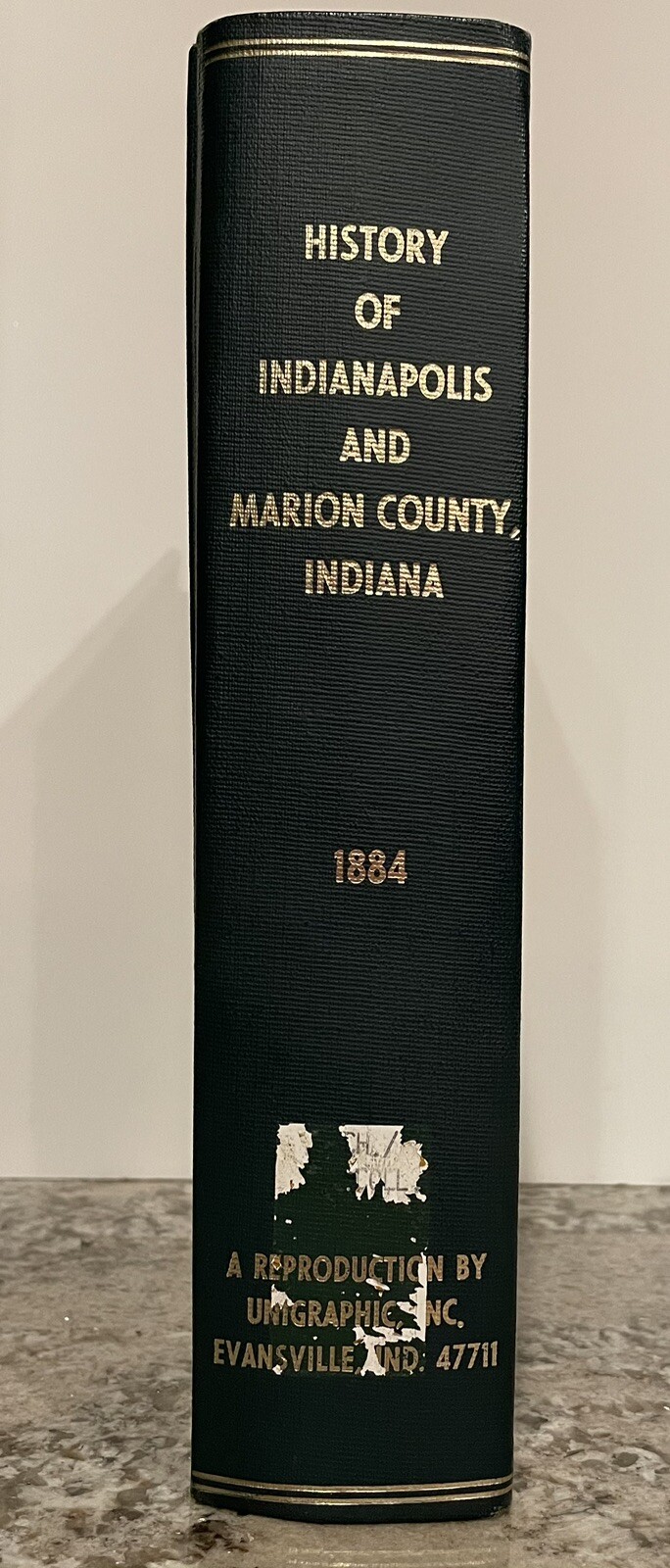 1884 History Indianapolis Marion County Indiana Illustrated Beech Grove Speedway