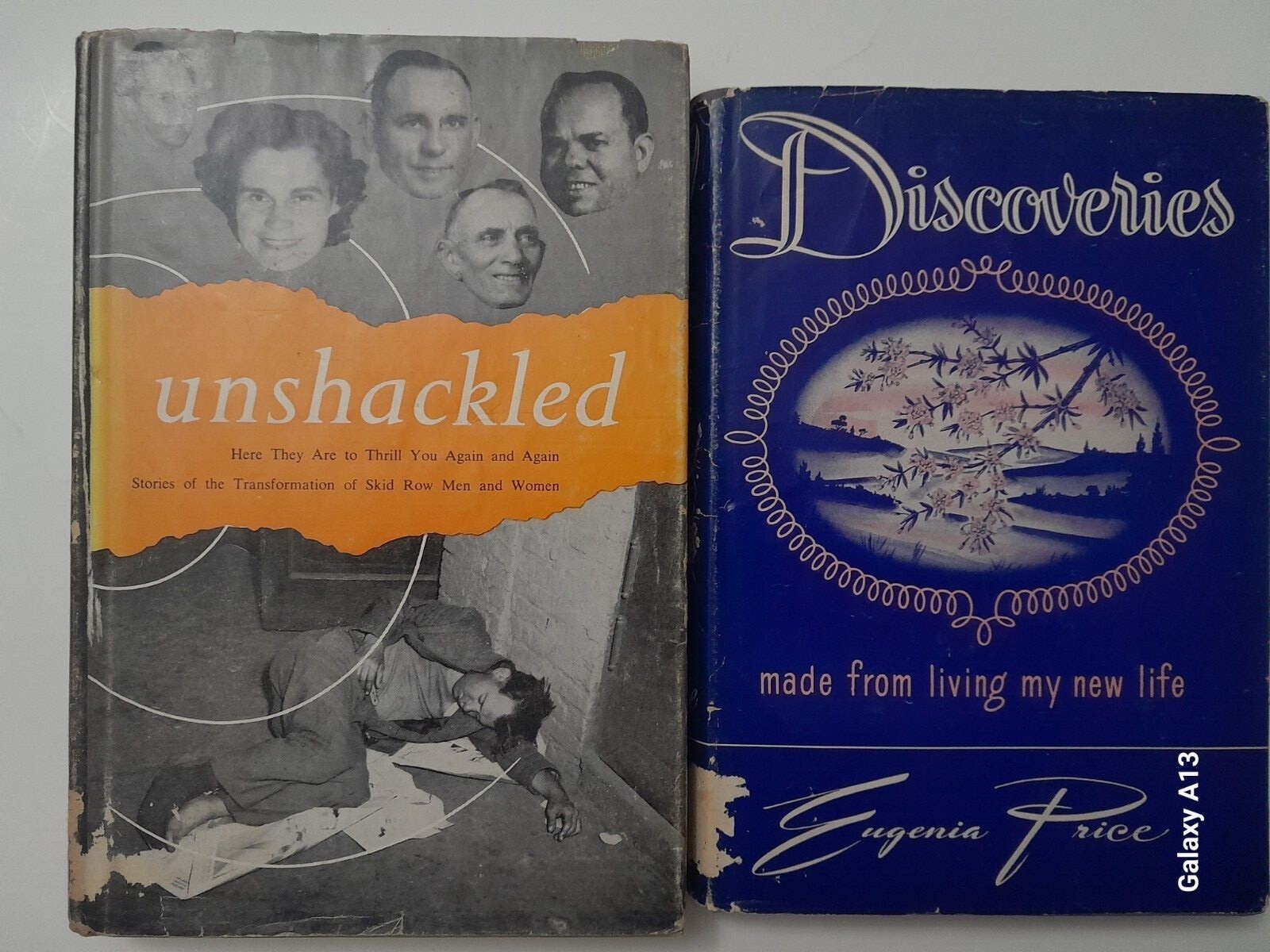 EUGENIA PRICE SIGNED BOOKS-RARE!1953-54″UNSHACKLED“?“DISCOVERIES“?HC/DJ,SAVANAH?