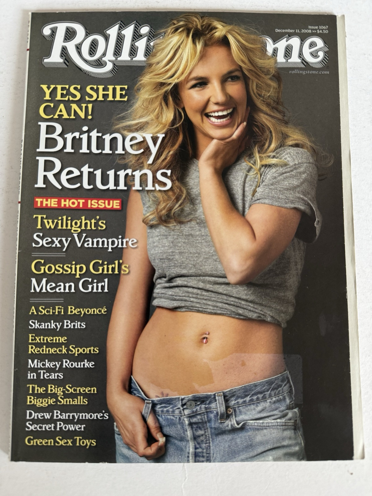 Rolling Stone Issue 1067 December 11, 2008 Britney Spears Twilight
