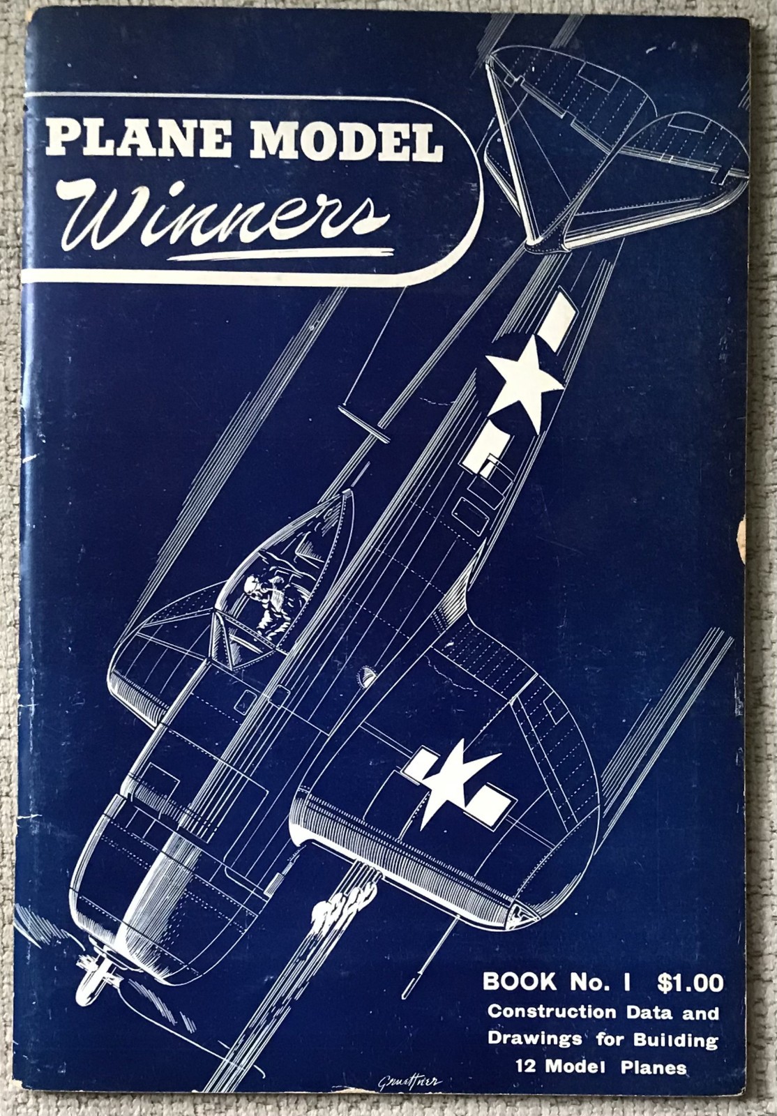 “ PLANE MODEL WINNERS “ 1945 PB VG 12 MODEL PLANES SCALE DRAWINGS, DIY TIPS