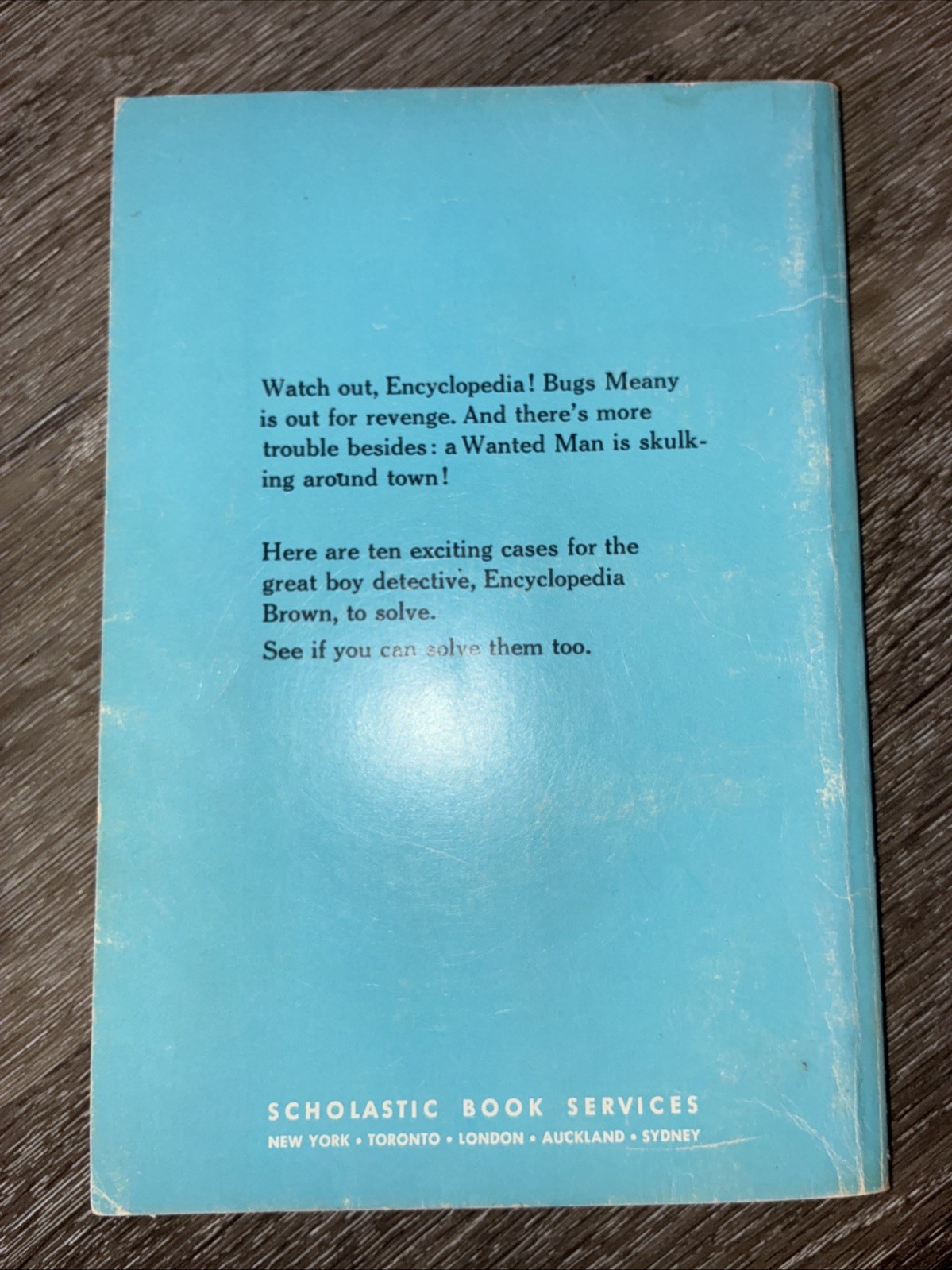 Encyclopedia Brown Keeps The Peace Donald J Sobol 1971