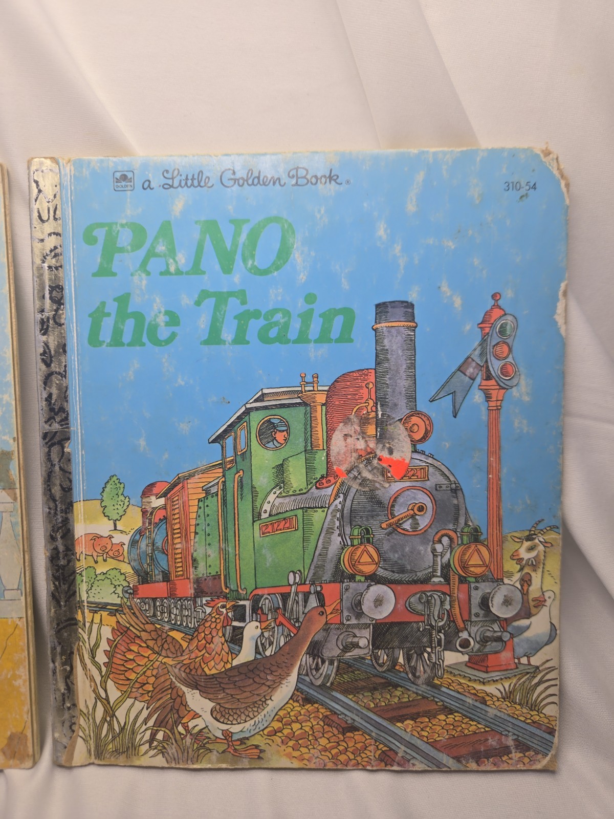 Hiram’s Red Shirt Mabel Watts 1981 Little Book Illustrated Children‘ &pano Train