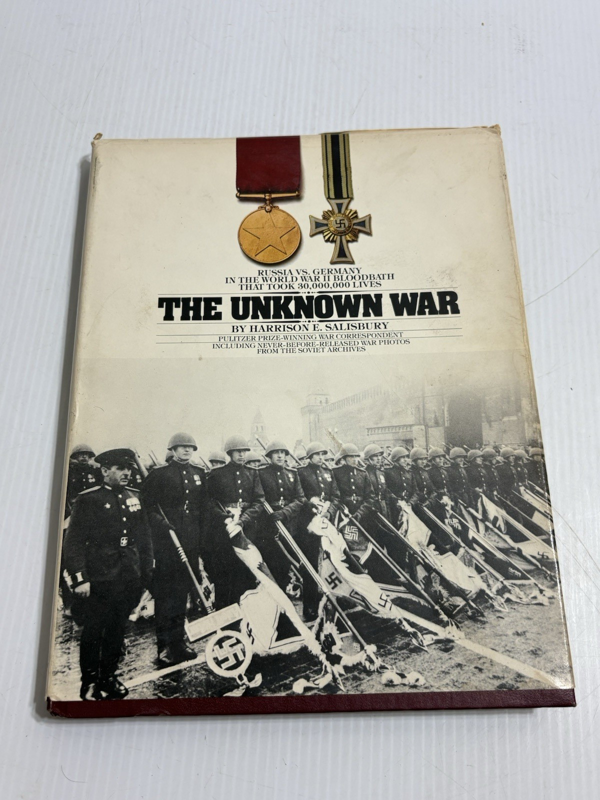 1978 Unknown War Russia Germany Harrison E Salisbury WWII HC Book Illustrated