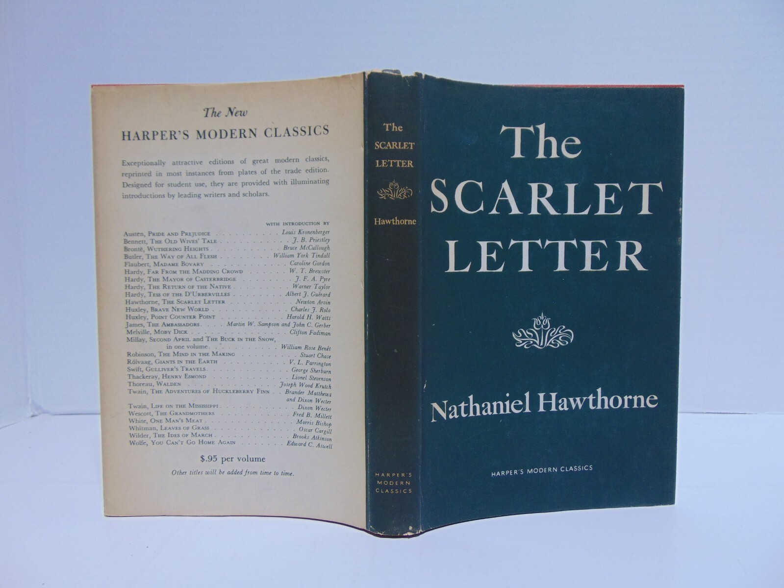 The Scarlet Letter by Nathaniel Hawthorne (1950, HC) Harper’s Modern Classics