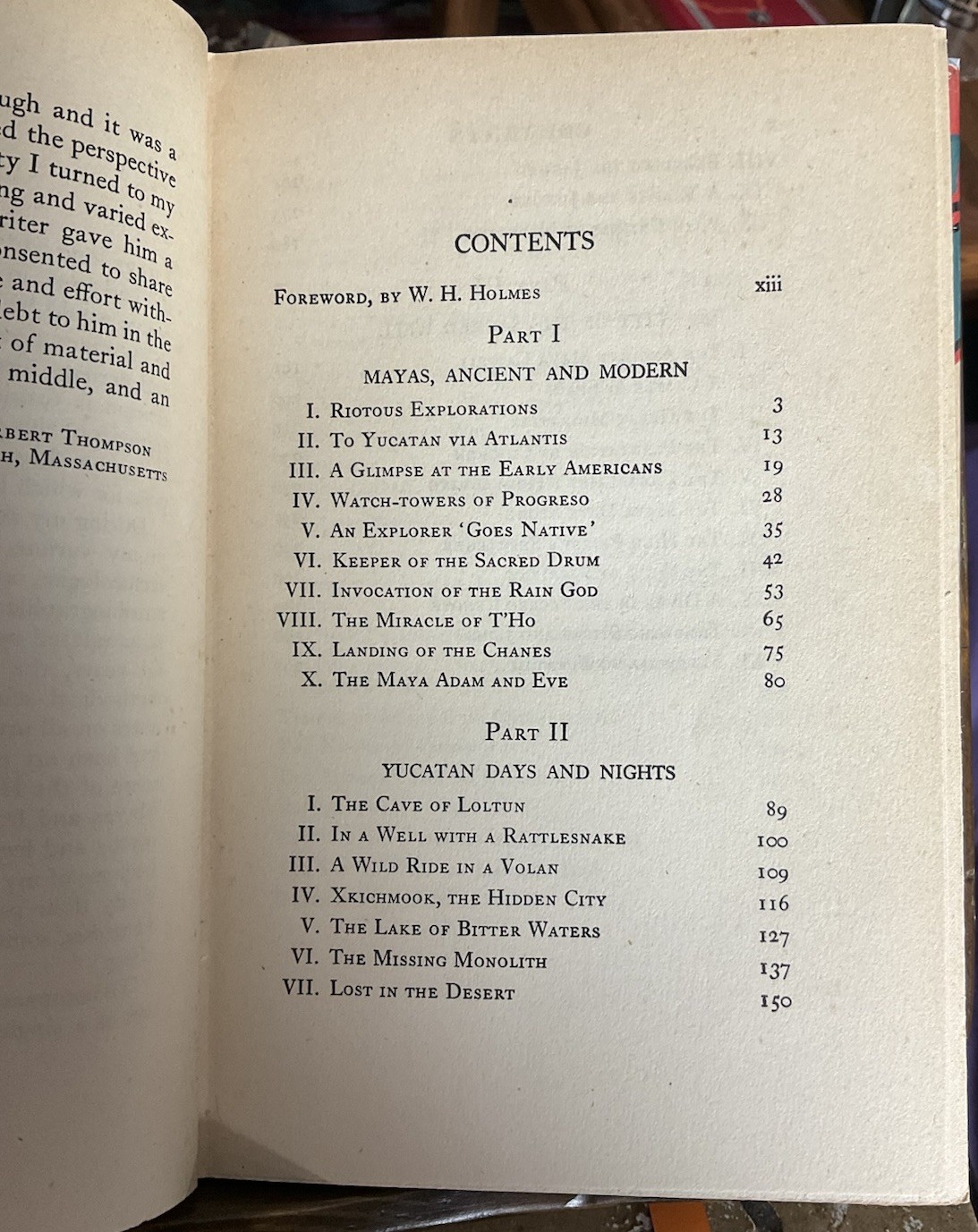People of the Serpent Life and Adventure Among The Maya by Edward Thompson 1stEd
