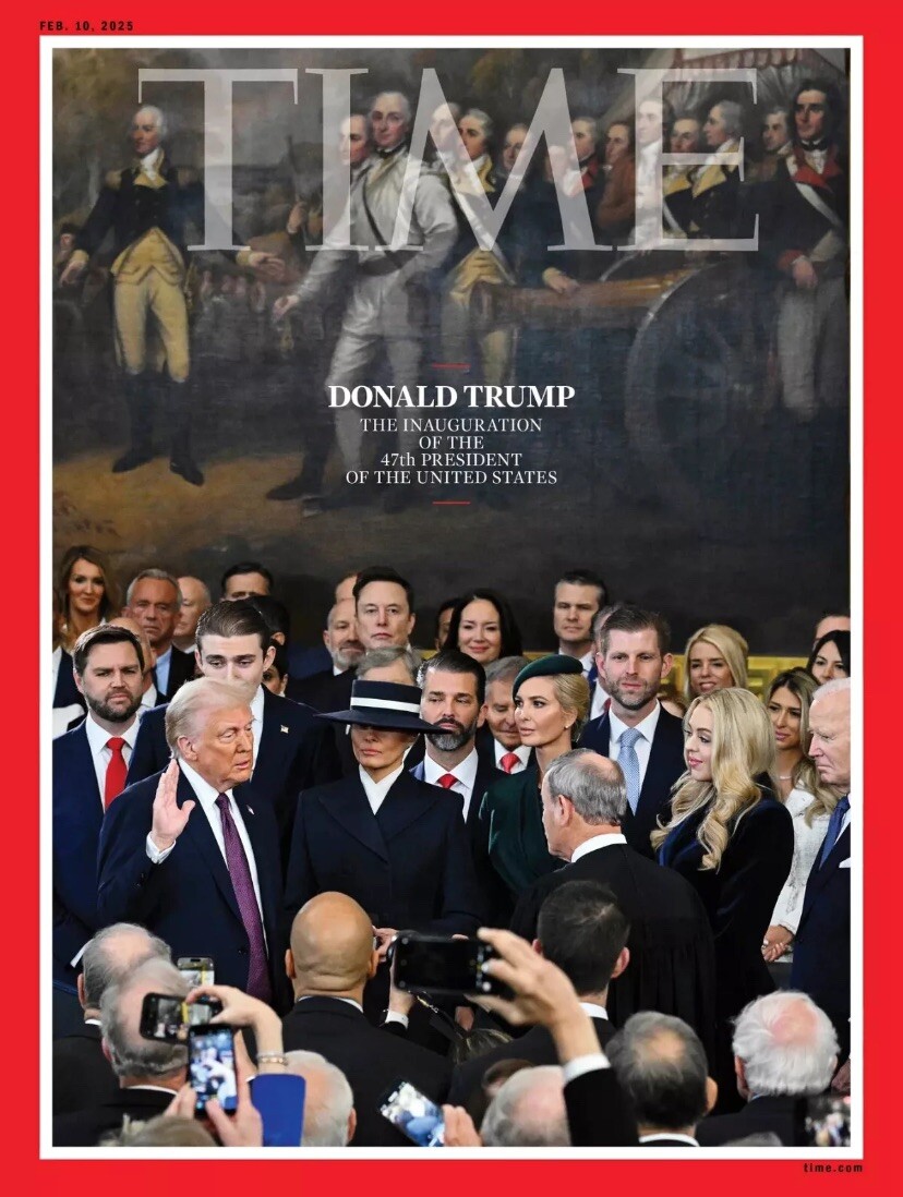 TIME MAGAZINE February 10 2025 Inauguration of President DONALD TRUMP 47 MAGA