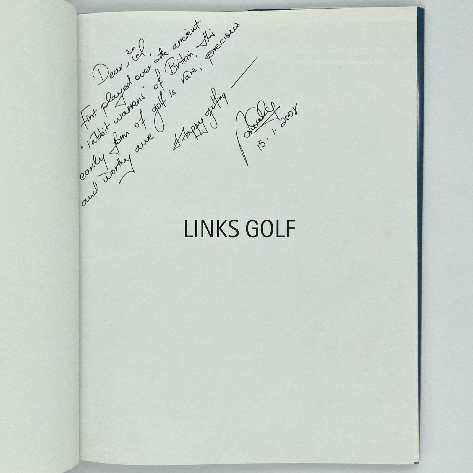 *Signed* Links Golf: The Inside Story – Paul Daley (1st ed.) Hardie Giant, 2000