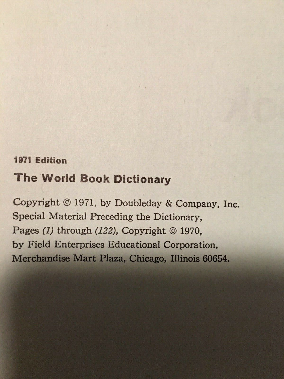 World Book Dictionary 2-Volume Set Vintage 1971 Thorndike Barnhart Hardcover