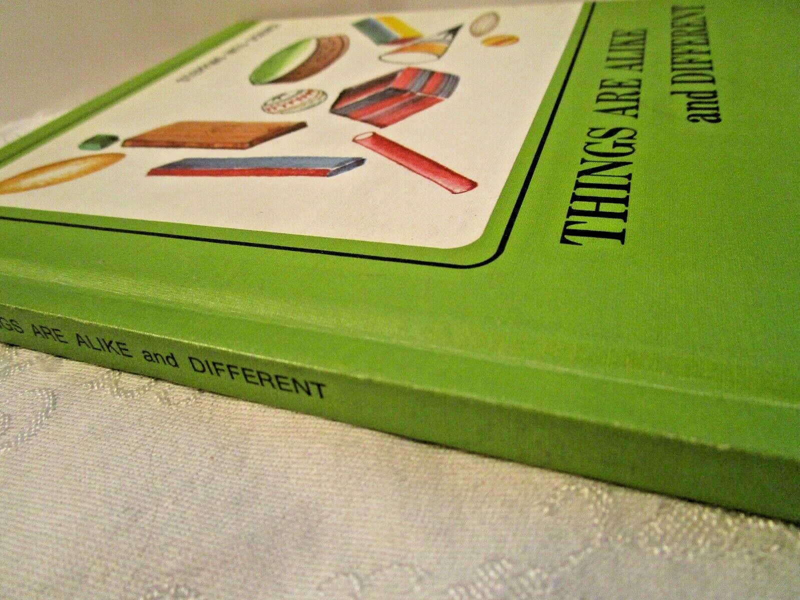 1979 THINGS ARE ALIKE and DIFFERENT HC ~ FAMOUS ILLUSTRATOR : JOHN HAWKINSON