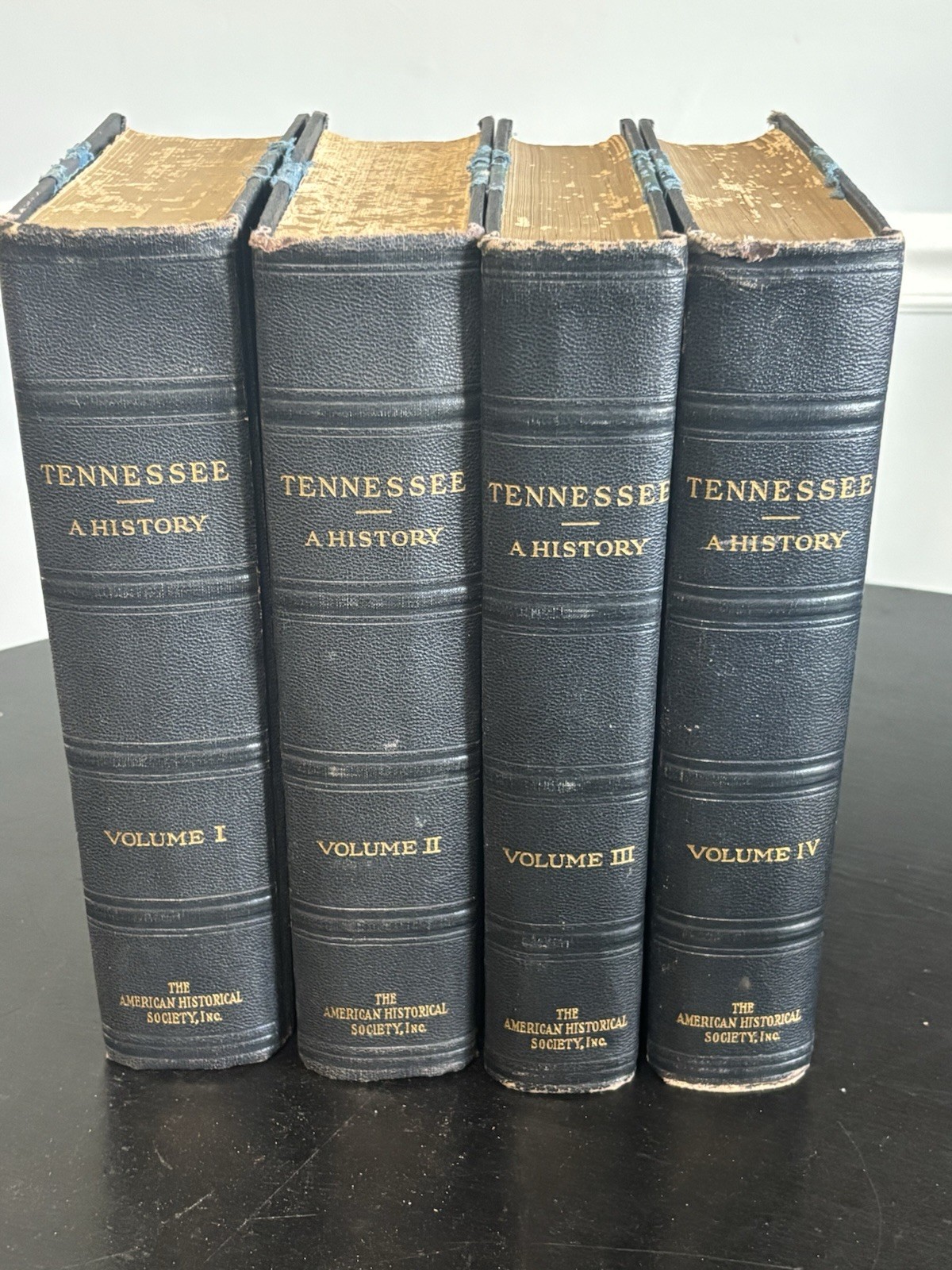Dr Philip M Hamer Editor Tennessee A History 1673-1932 Publish 1933 Vol 1-4