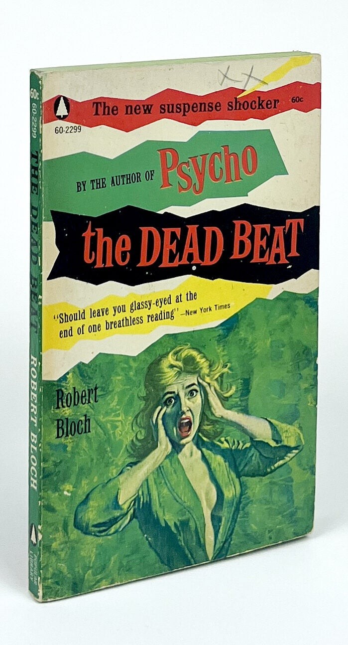 Robert Bloch / The Dead Beat 1st Edition 1960