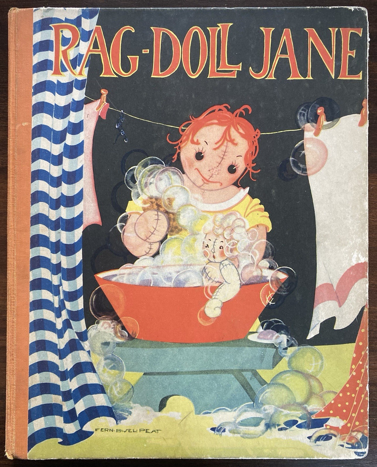 Rag Doll Jane By Carolyn Treffinger, Fern Bisel Peat, Vintage 1935 Hardcover