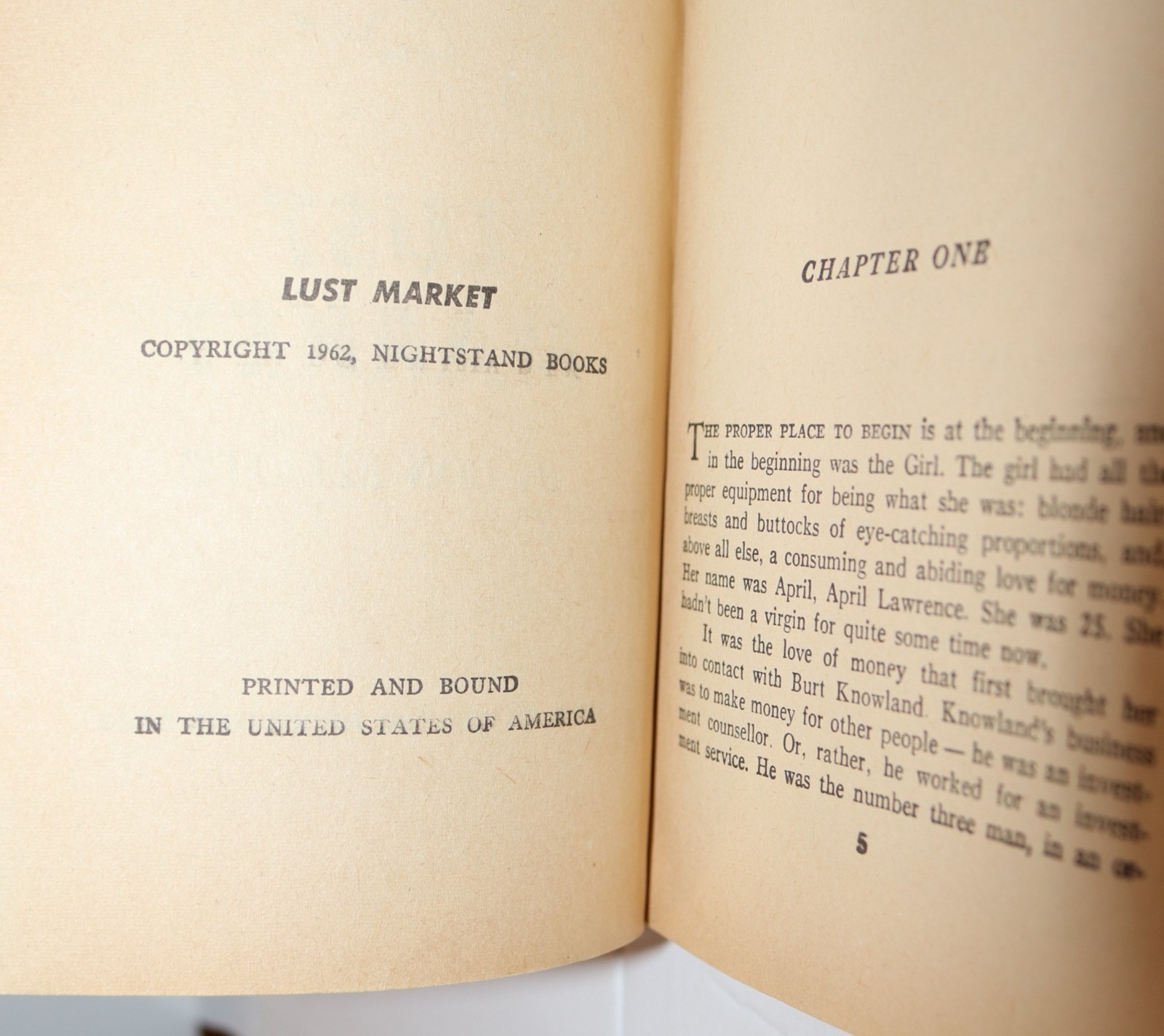 Signed Robert Silverberg Lust Market Don Elliott 1962 Sleaze Smut Erotica NB1625