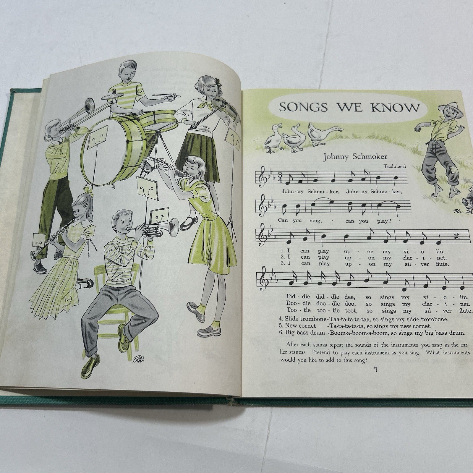 Vintage 1957 Singing Every Day Our Singing World Music Book Lilla Belle Pitts
