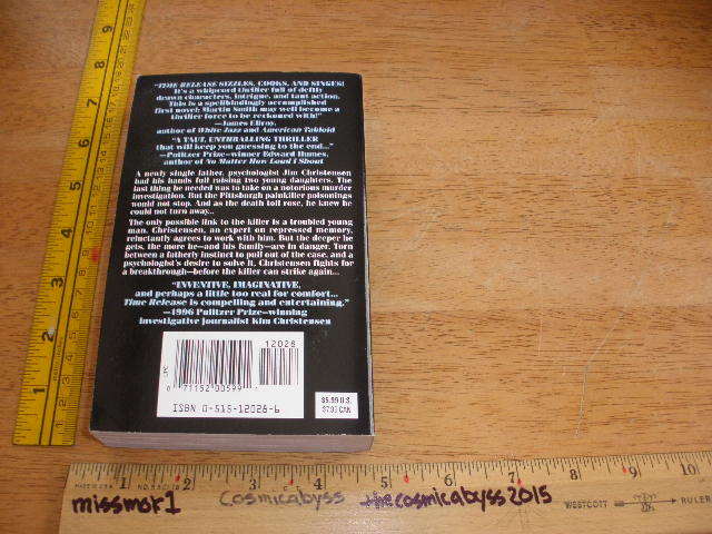 Time Release by Martin J. Smith *SIGNED* PB 1st Edition/Print 1997