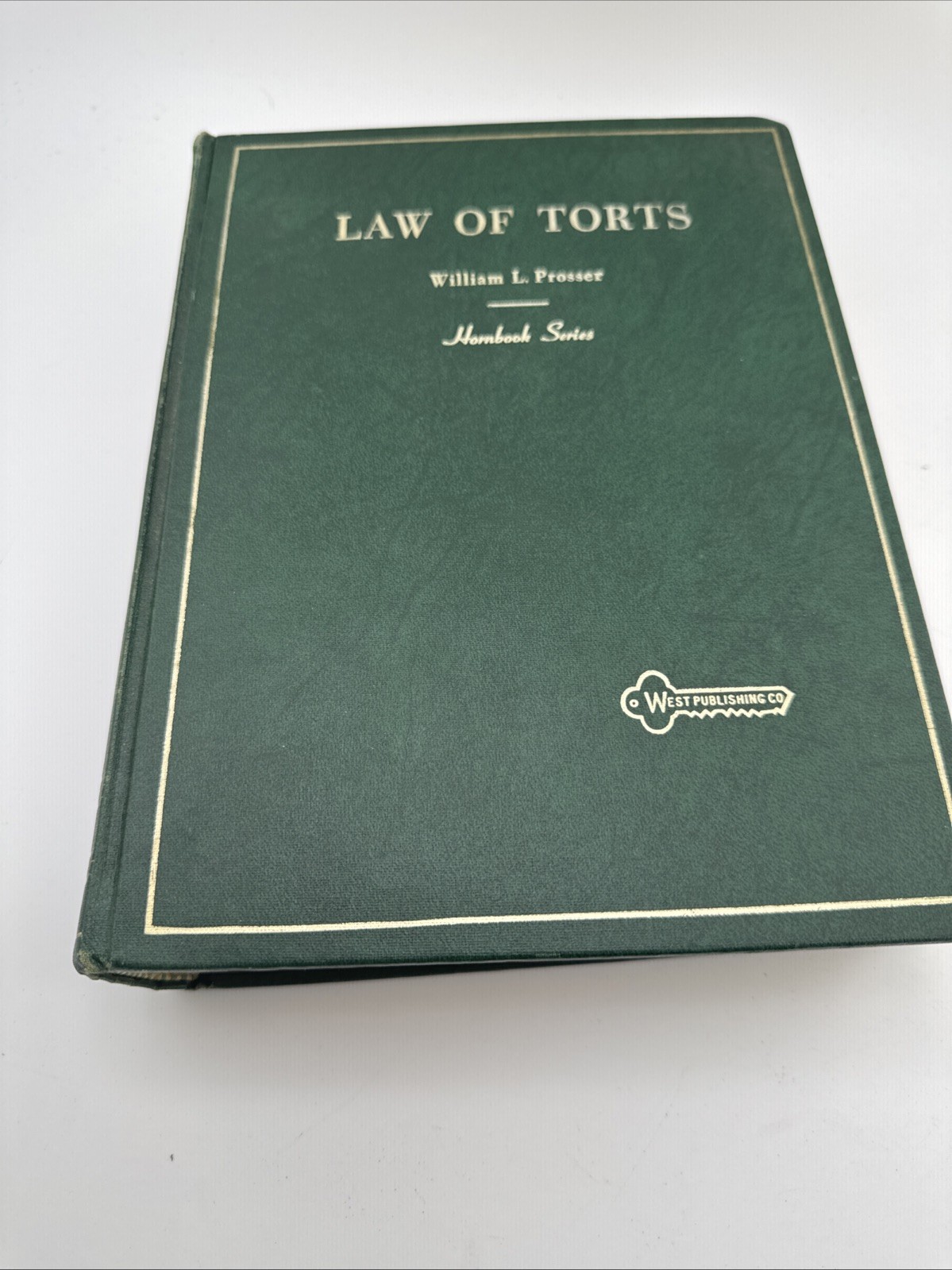 Law Of Torts By William Prosser 1964 3rd Edition West Publishing Law School Text