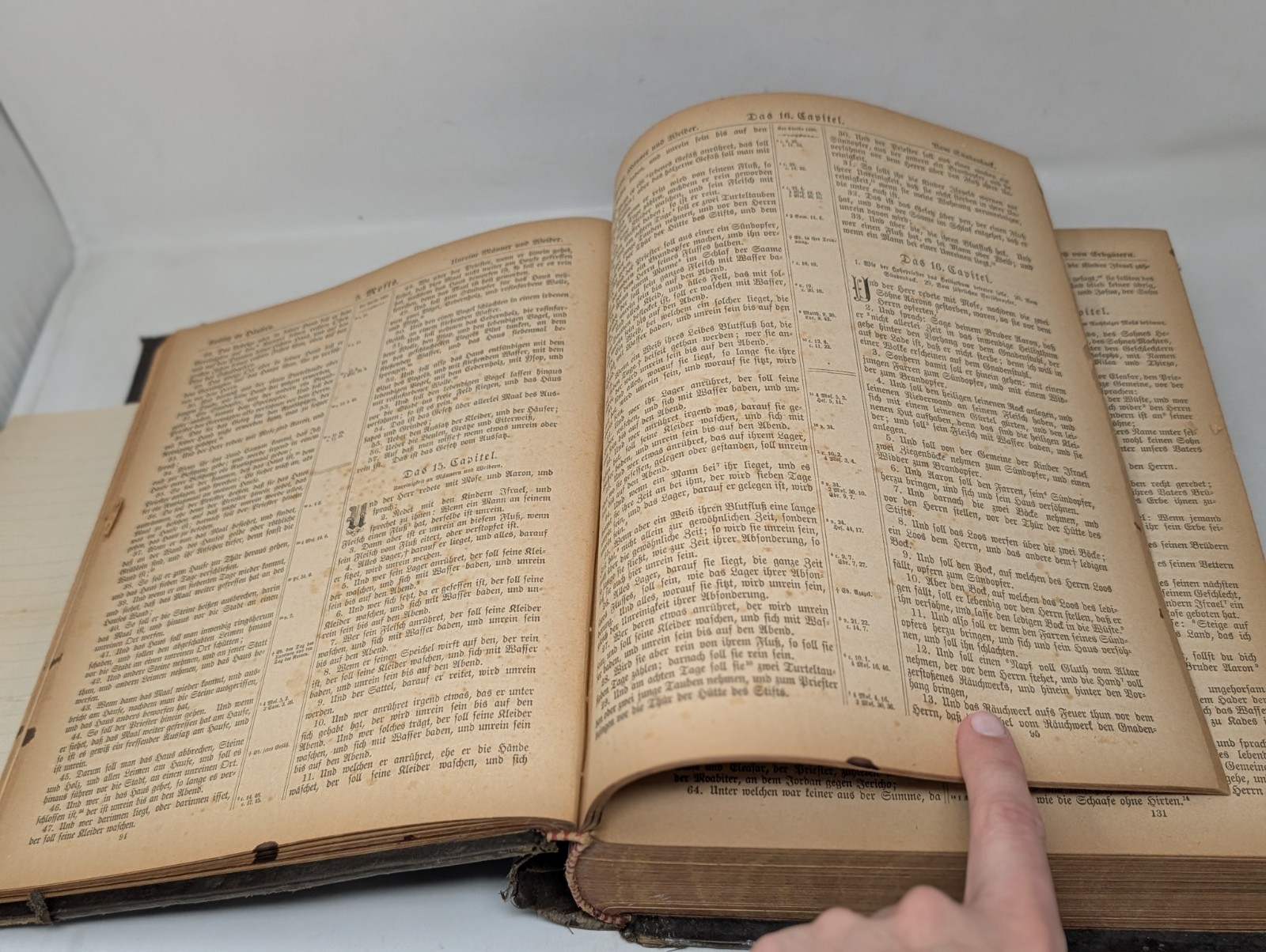 Antique German Holy Bible 1891 A. J. Holman’s Co. Philadelphia Illustrated VTG
