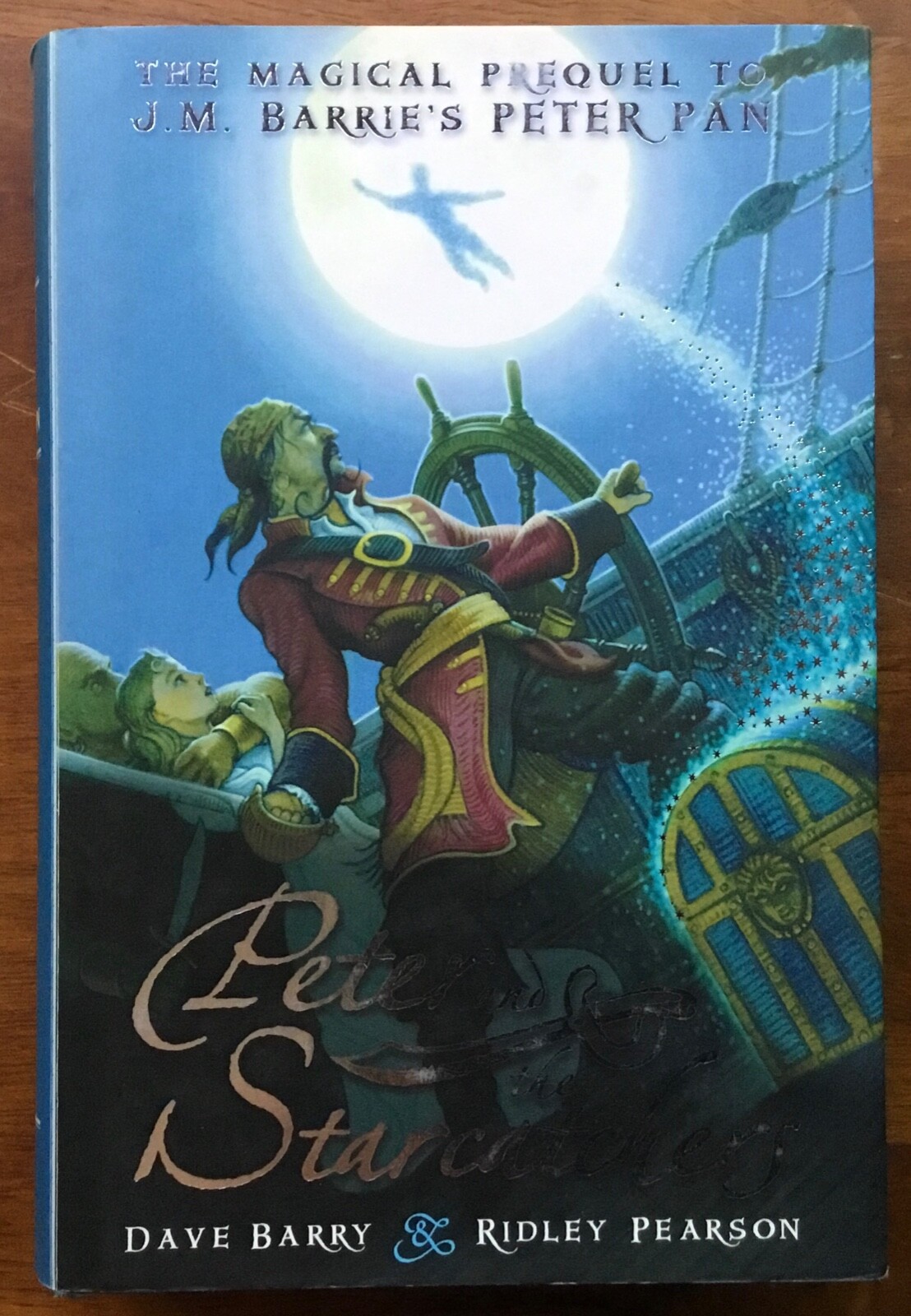 Fine HC DJ First U.K. Edition Peter Pan Starcatchers Dave Barry Ridley Pearson