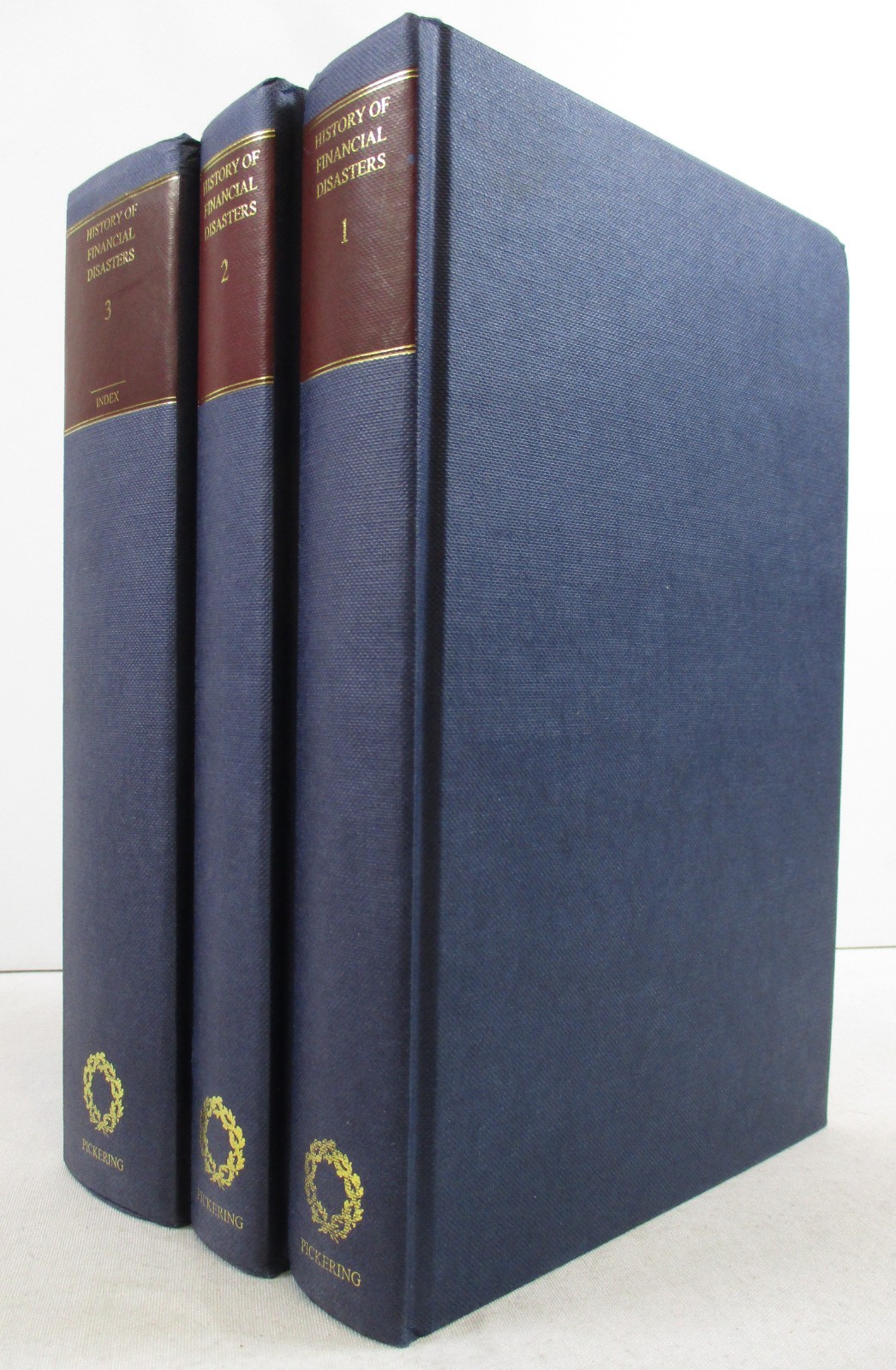 3-Vol Set „History of Financial Disasters, 1763-1995“ Pickering & Chatto 2006 HC