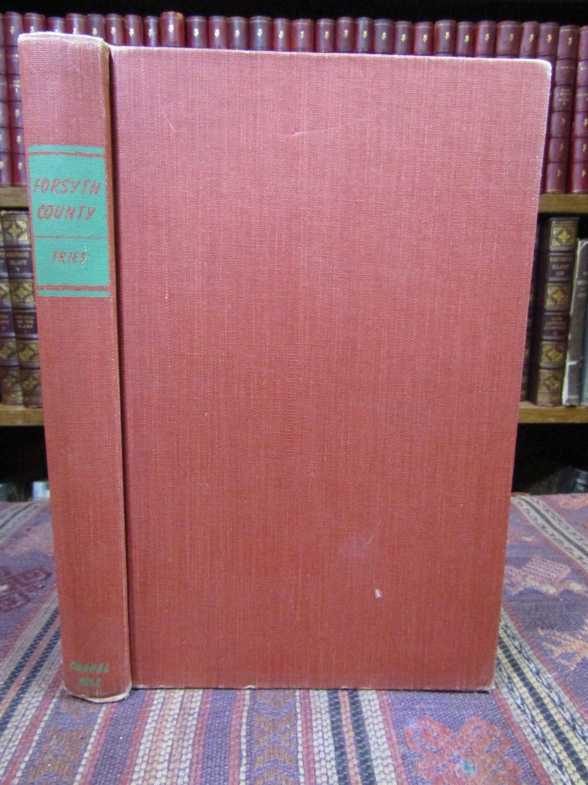 1949 Fries FORSYTH A COUNTY ON THE MARCH North Carolina SIGNED LIMITED EDITION