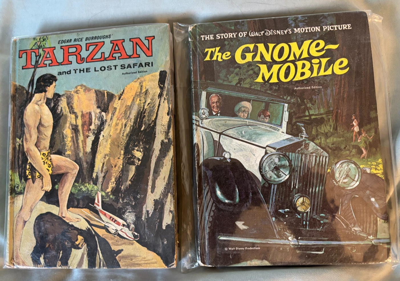 2 Whitman movie tie-in juvenile novels from 1960s Gnome-Mobile – Tarzan