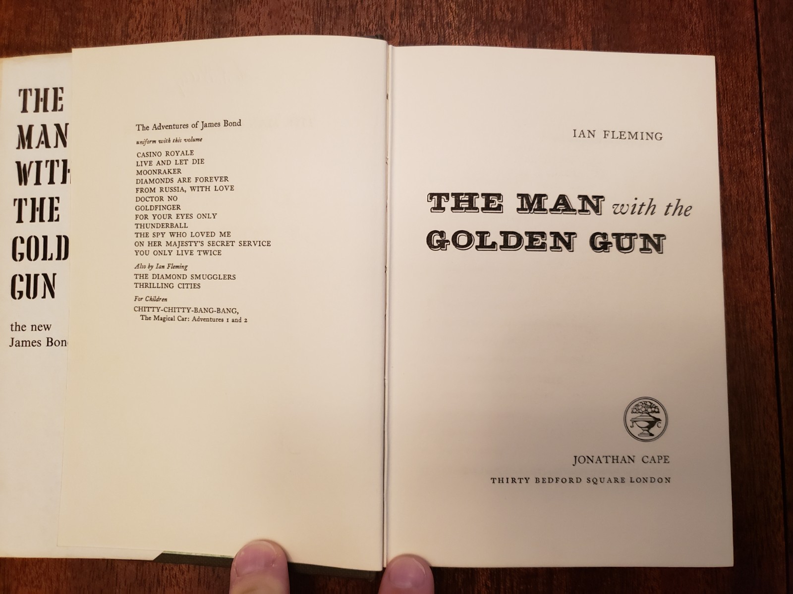 The Man With the Golden Gun by Ian Fleming 1st U.K. hardcover edition 1965