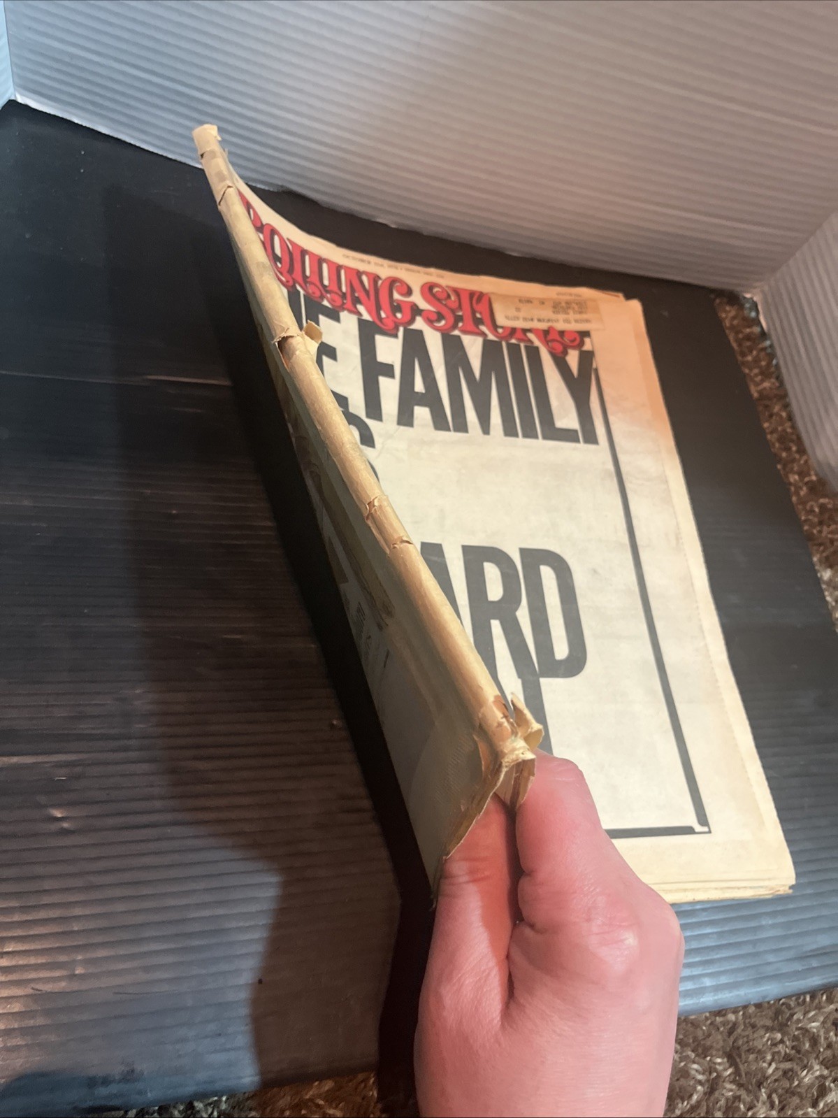 Rolling Stone Magazine #224 – Oct 21, 1976 – The Family / Richard Avedon, Who