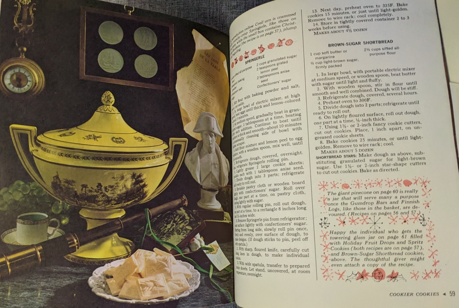 MCCALLS COOKIE COLLECTION Recipes 1st Ed Christmas Cookies PB 1965