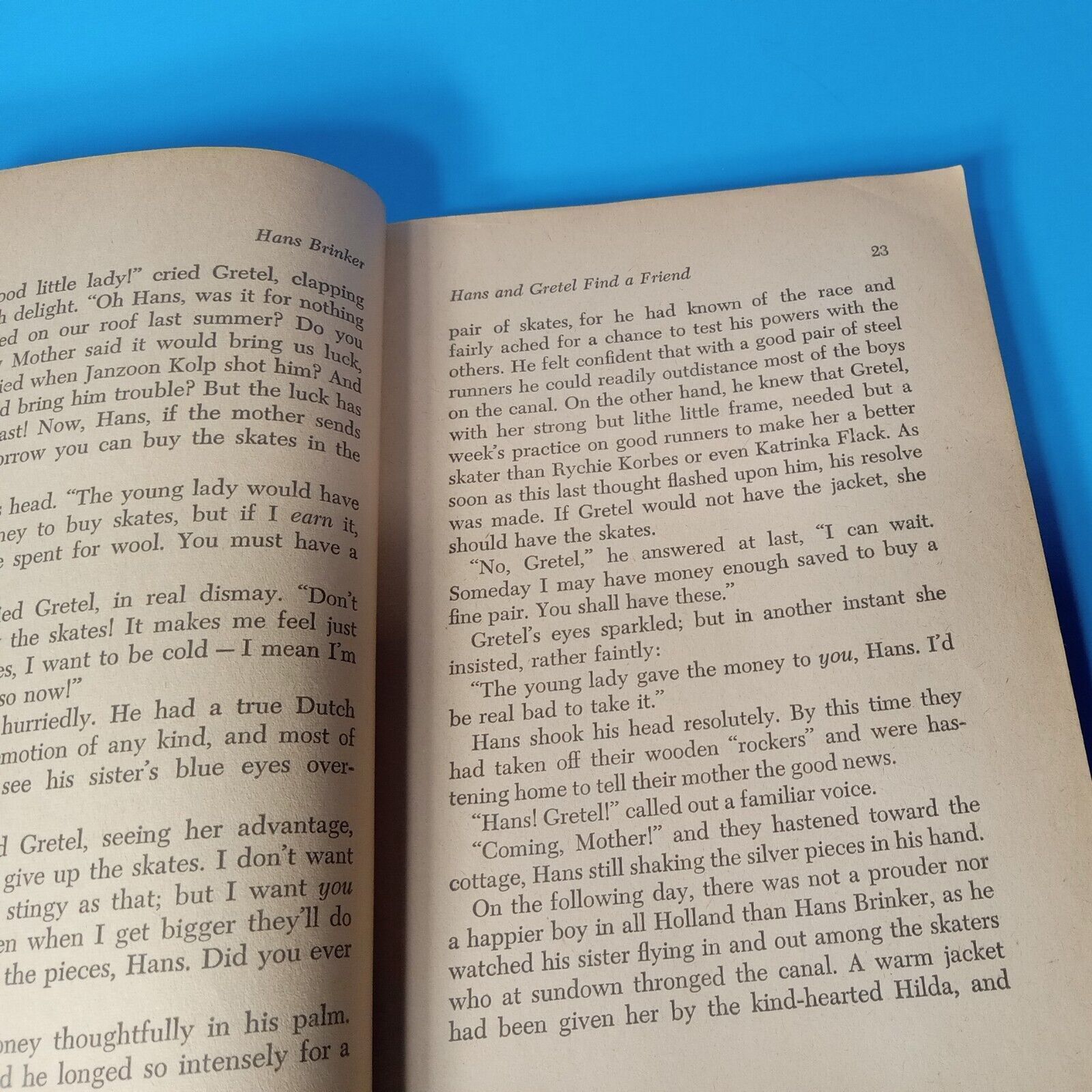 Hans Brinker Mary Mapes Dodge 1967 Vintage Paperback Book First Printing