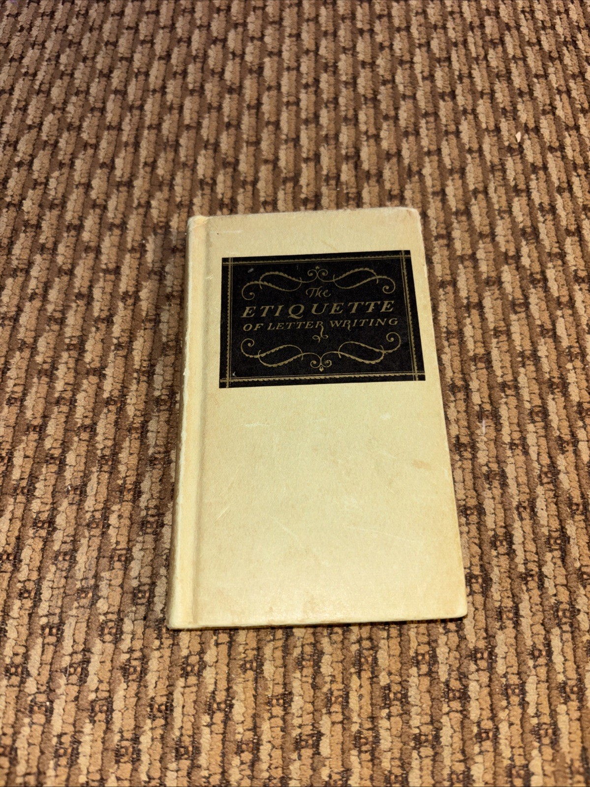 1927 The ETIQUETTE OF LETTER WRITING HB Miniature Book Eaton Crane & Pike