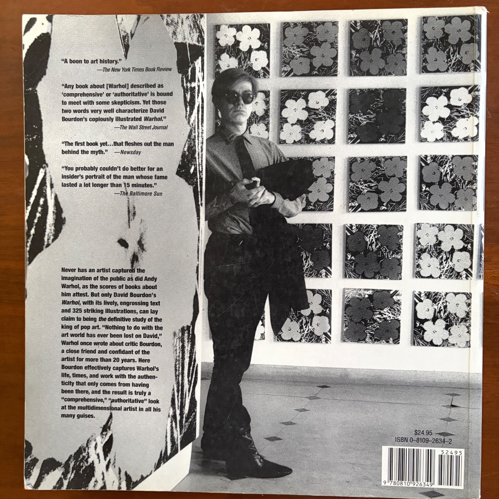 Warhol by David Bourdon softcover ANDY WARHOL