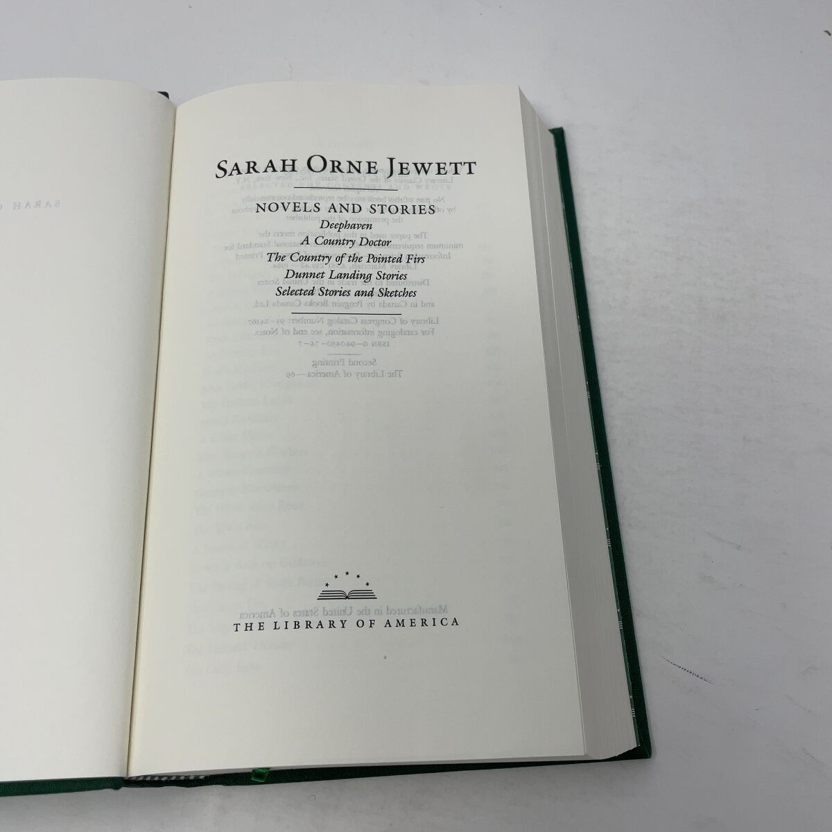 Sarah Orne Jewett by Sarah Jewett, HC First Edition Like New 1994