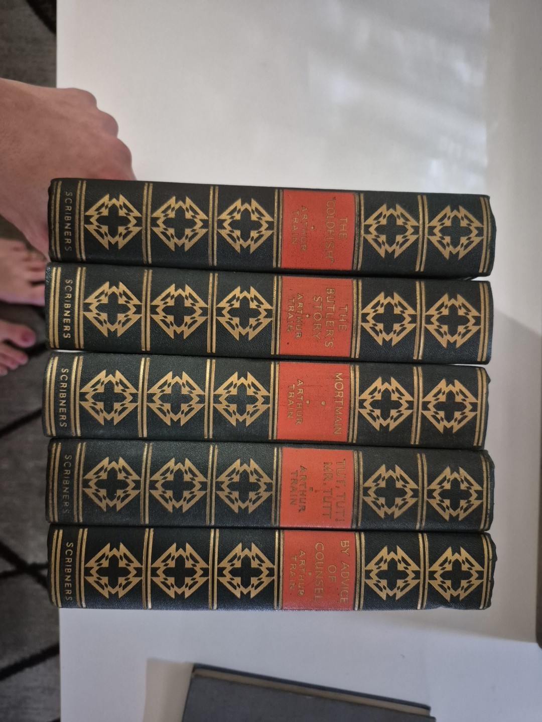 The Works Of Arthur Train 1928 ; Set Of 5 Books