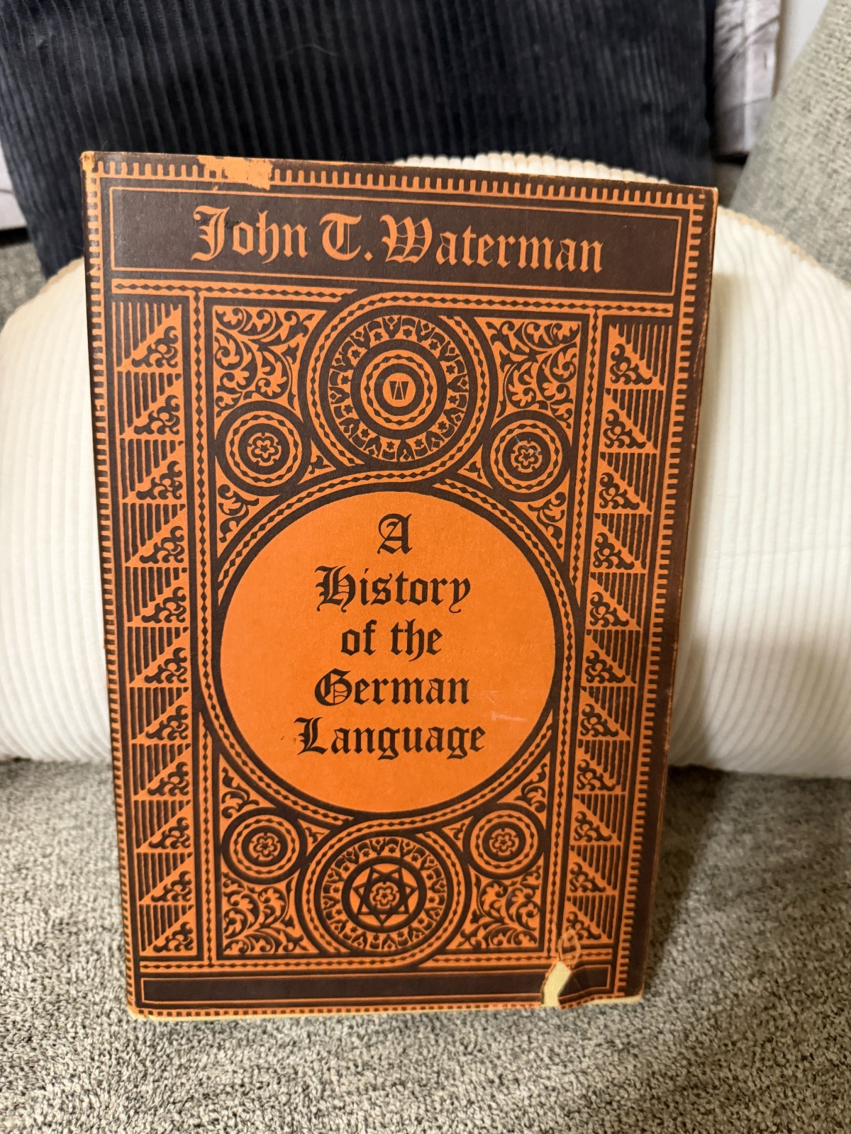 History of the German Language Waterman HC 1966 2nd Printing 1967 VG Textbook