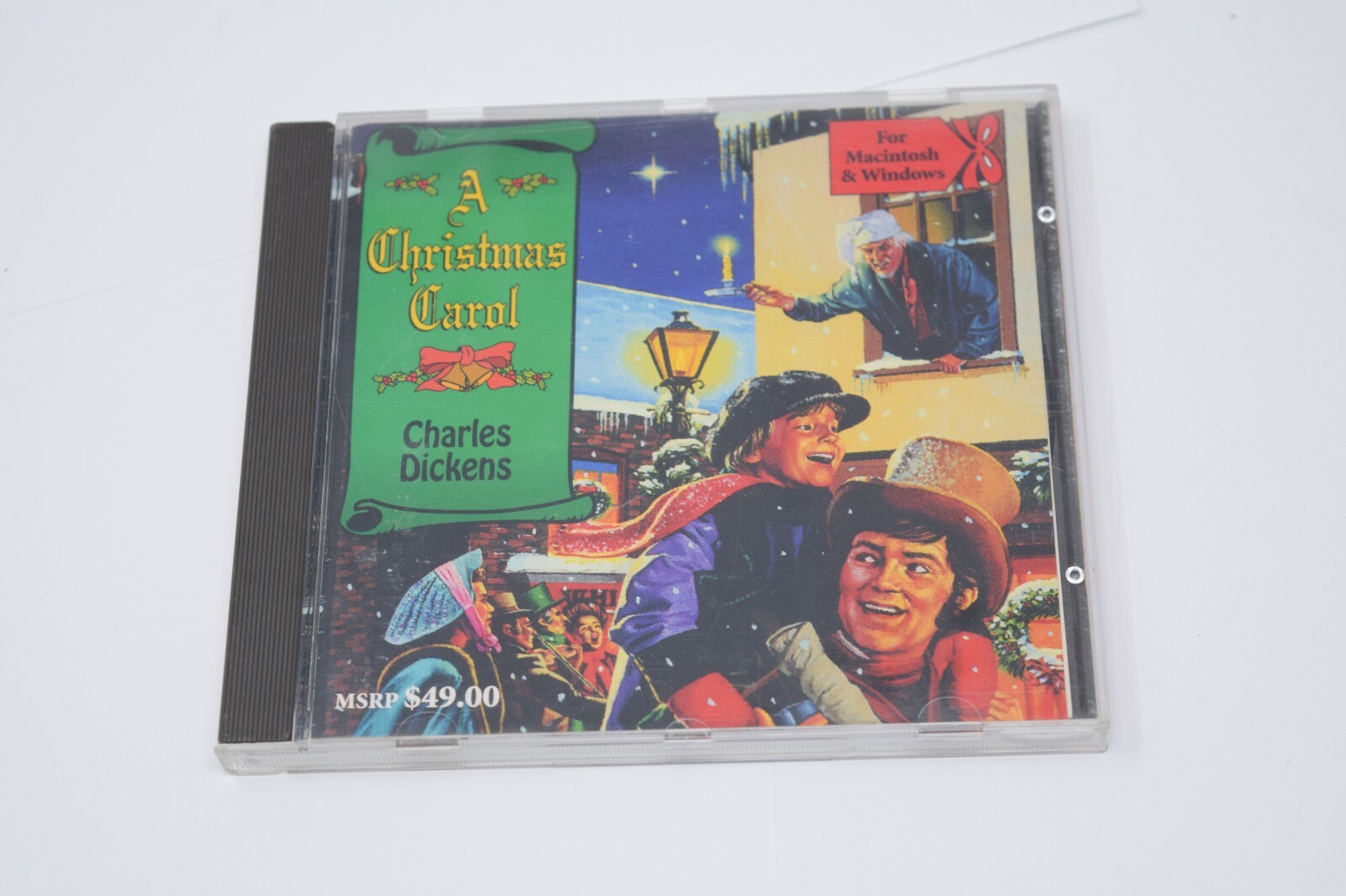 A Christmas Carol Charles Dickens Vintage Audio Multimedia CD-ROM PC Disc 1993