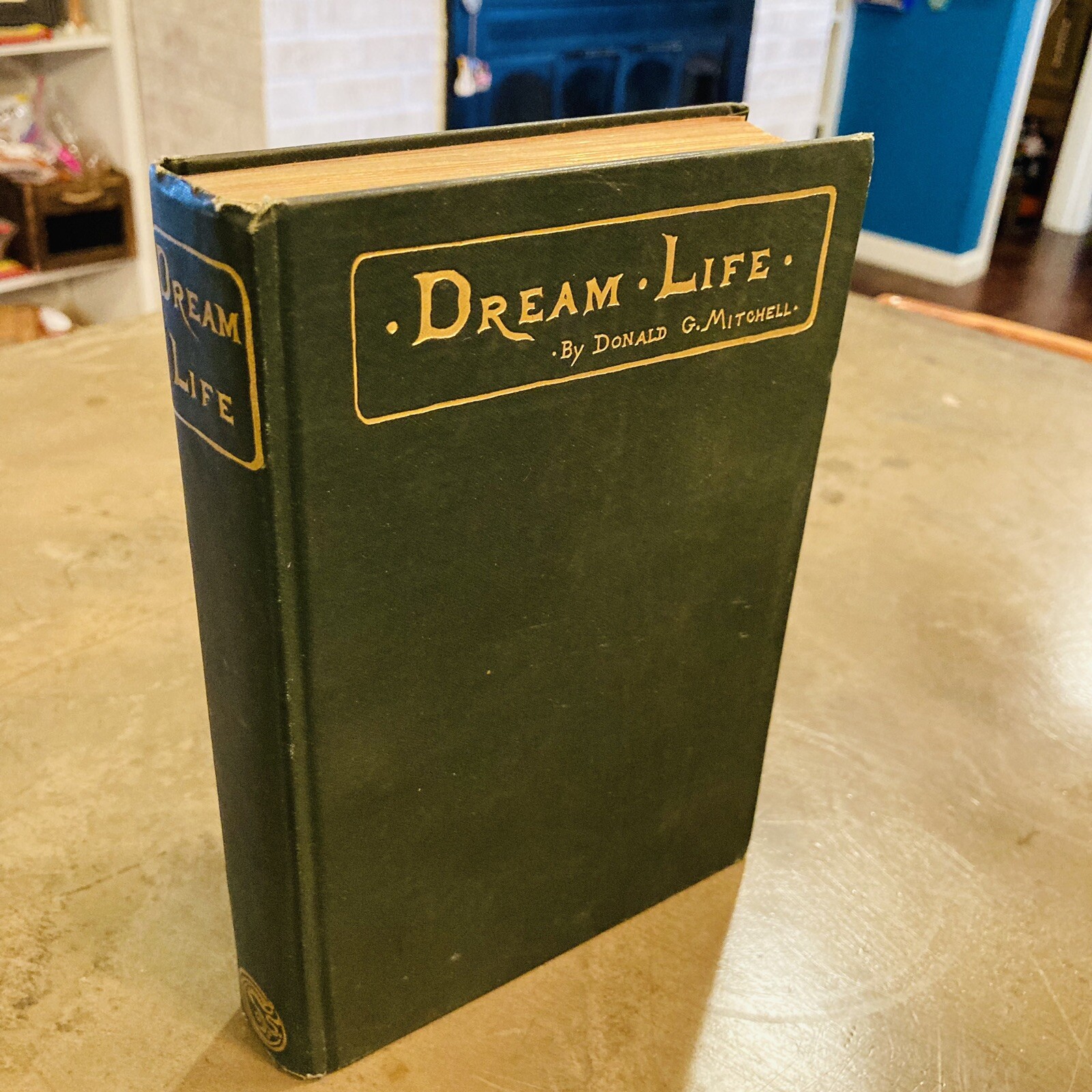 Dream Life A Fable of the Seasons Donald G. Mitchell 1892 Gold Gilt Book